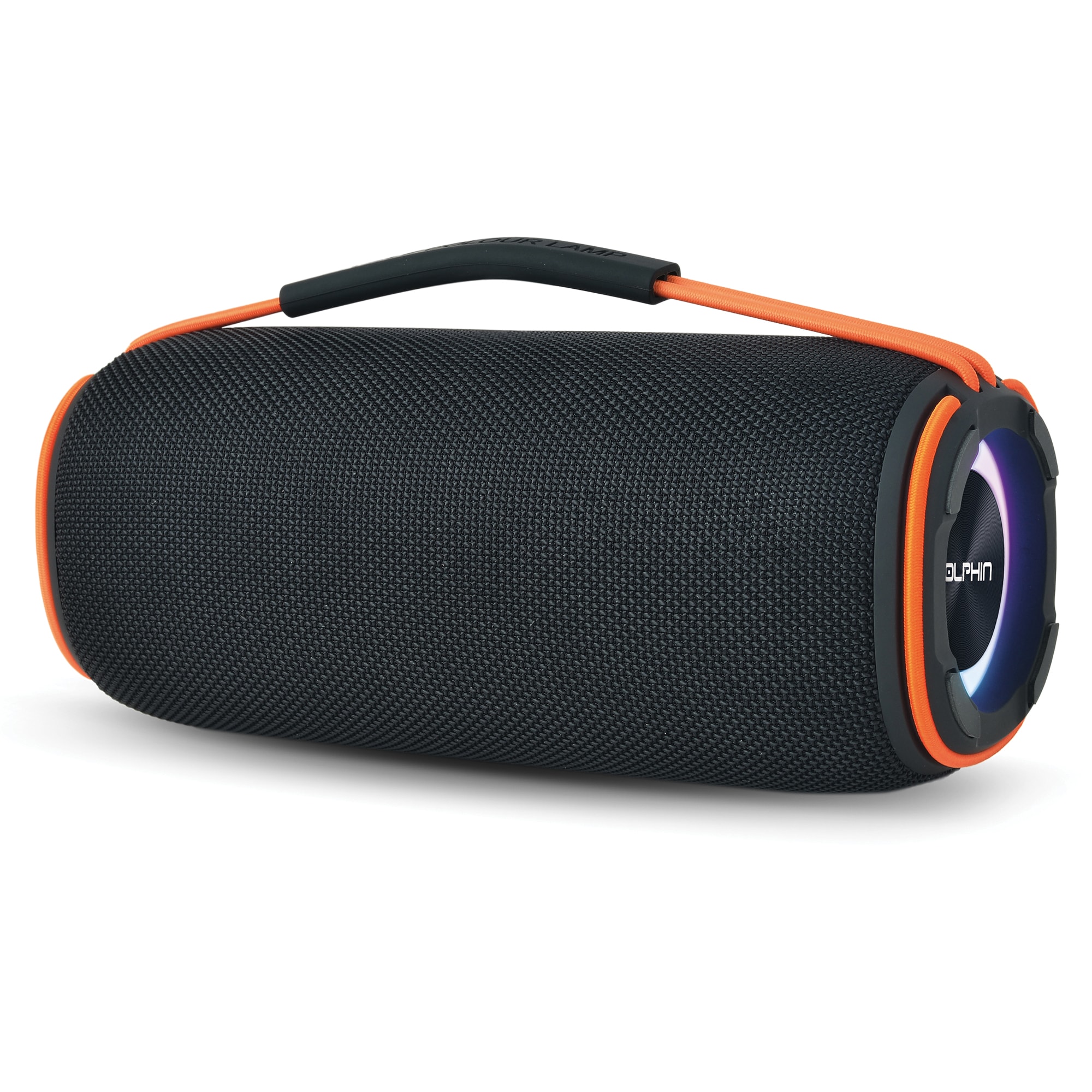 9.1-in 30-Watt Bluetooth Compatibility Indoor/Outdoor Portable Speaker in Black | - Dolphin Audio GSDDR60