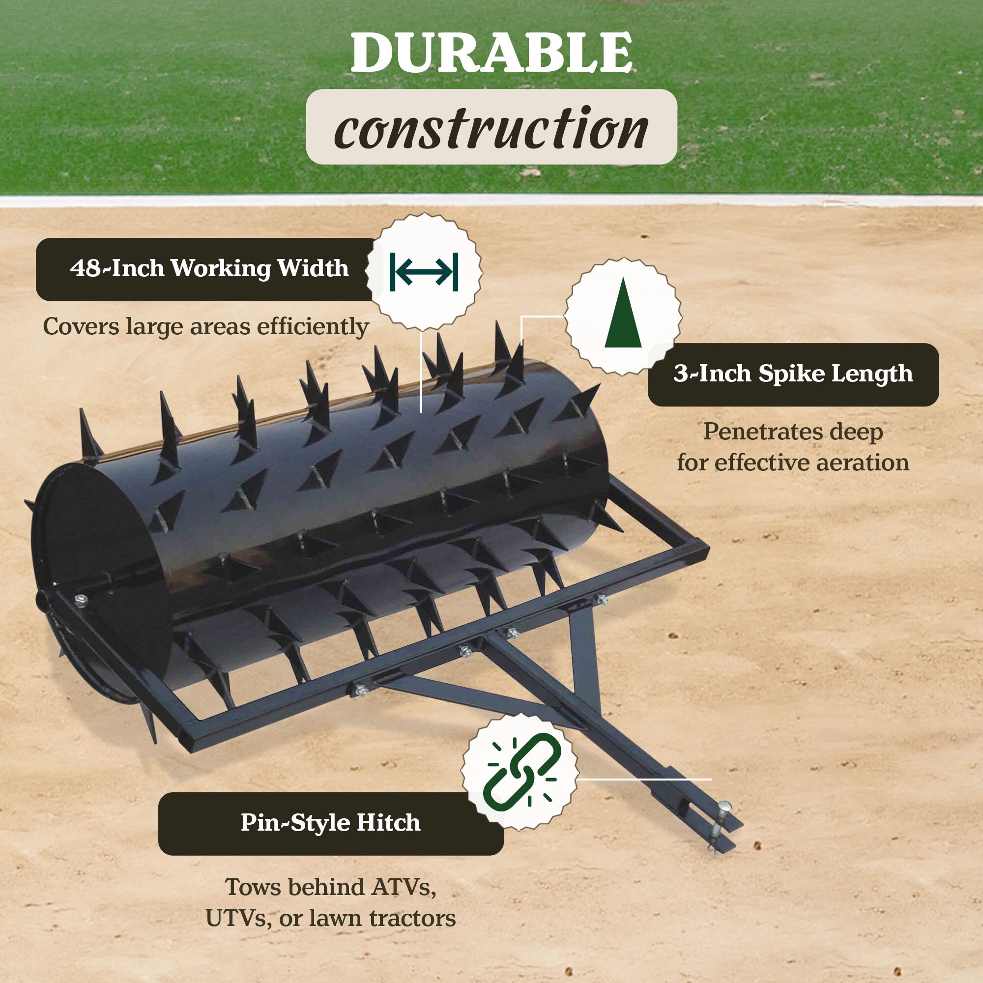 Yard Tuff SE-48 Spiker-Aerator - View #2