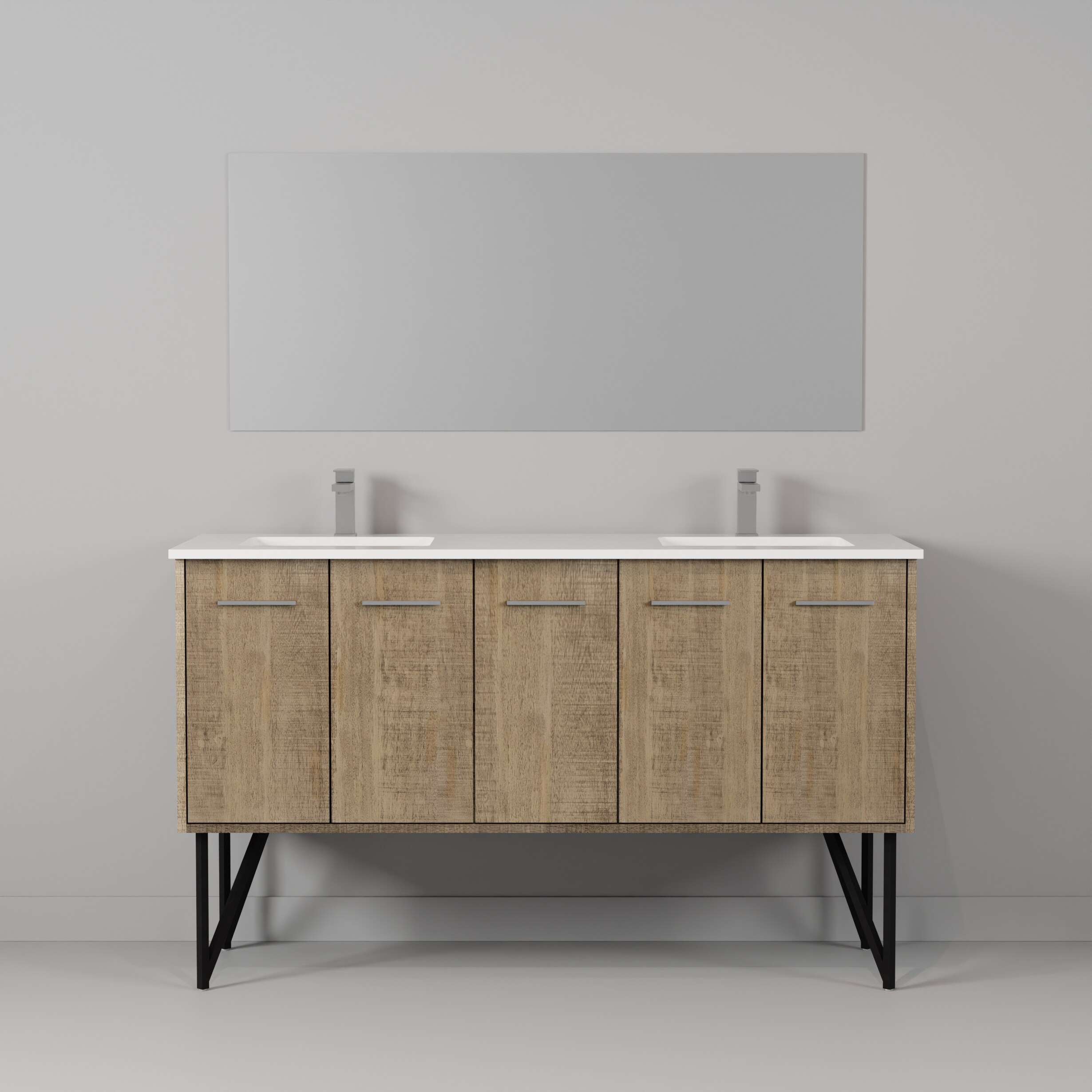 Lexora LLC60DKSOSM55FGM Bath-Vanity-Combo - View #5