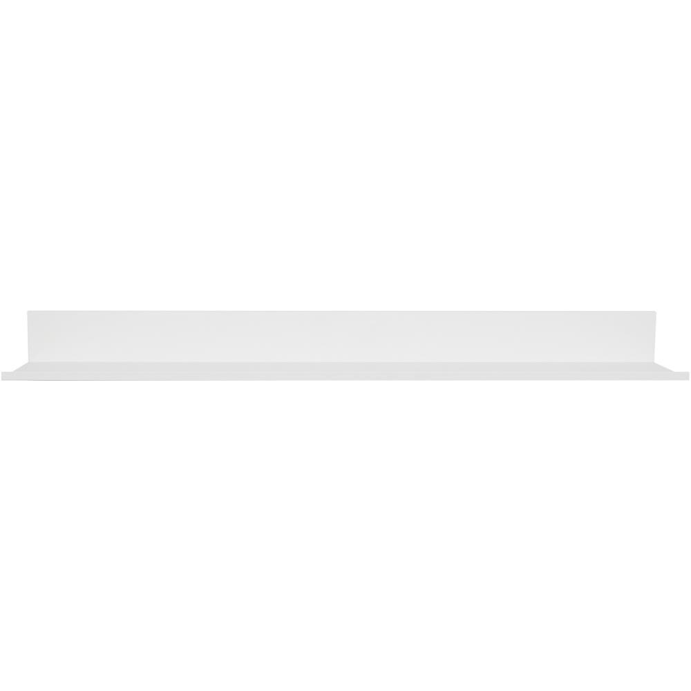 Hangman L-30-W White Metal Floating Shelf 29.87-in L x 4.625-in D Decorative Shelf