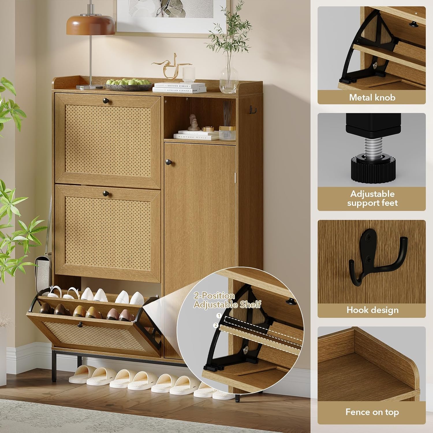 Qeetex LHF-DYQ-PHO-150W8HMT Shoe-Racks - View #6