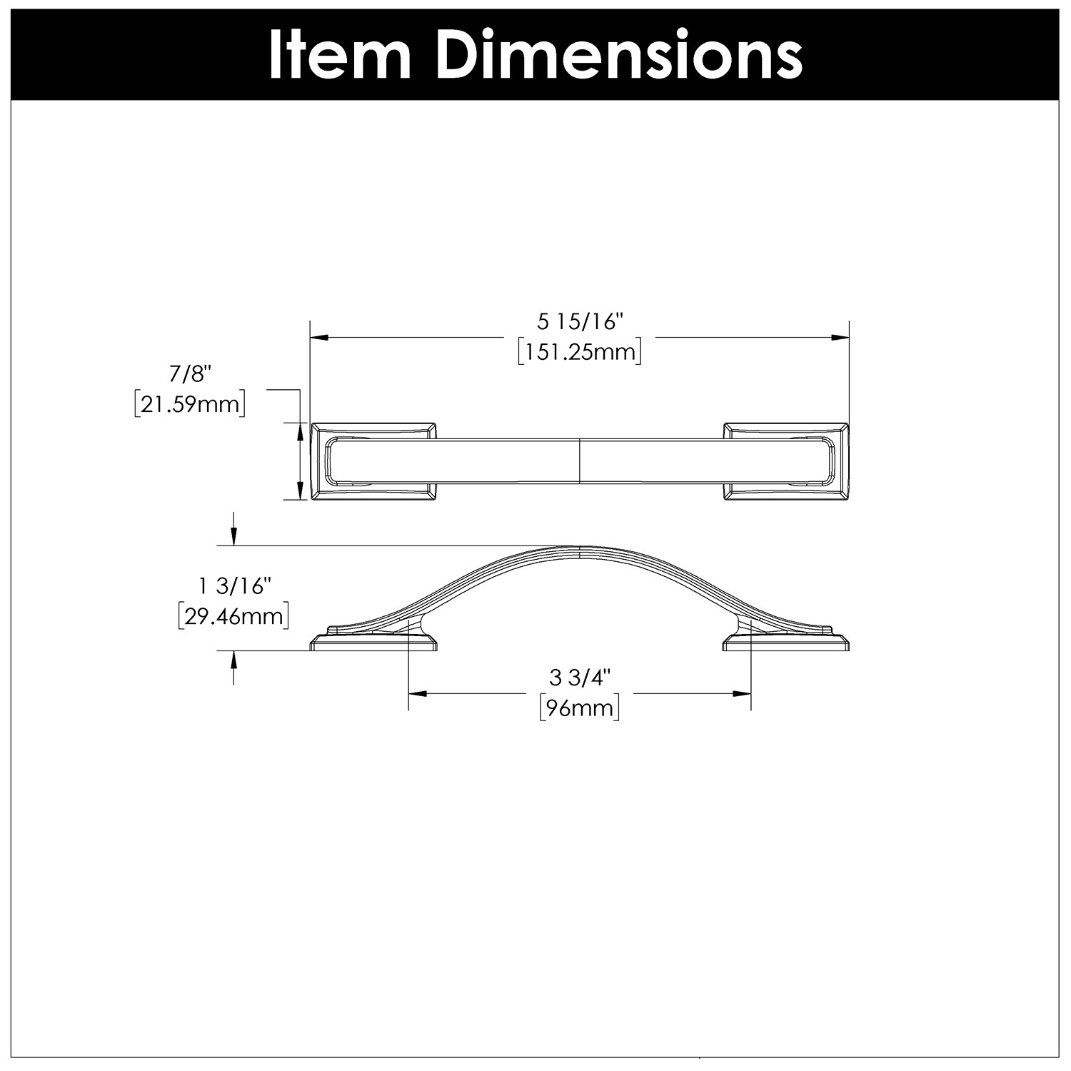 Hickory Hardware H078771BGB-10B Cabinet-Pulls - View #4
