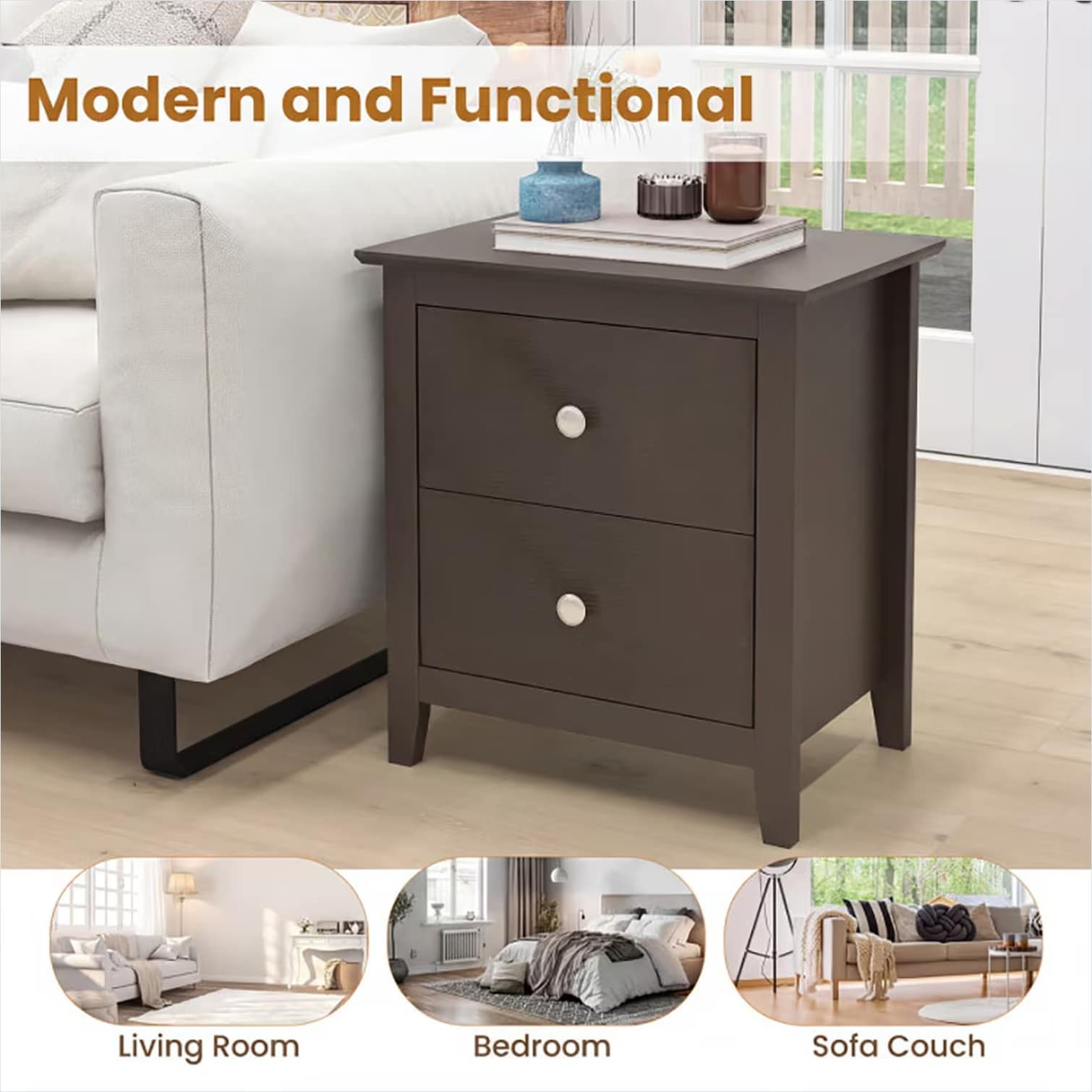 FlowLuxe 5B8Y3V2LK6XC nightstands - View #6