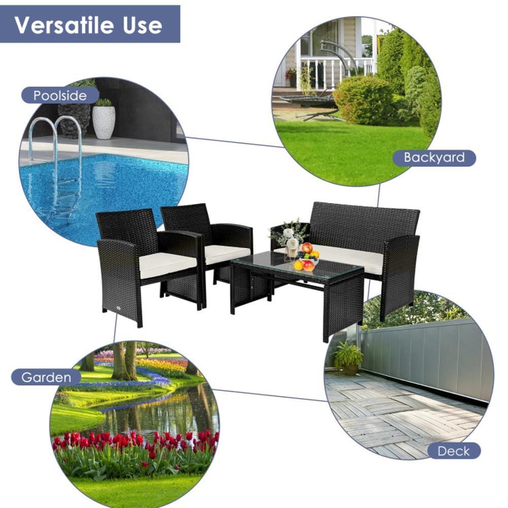 BABOOM BOM-68664WH-CO Patio-Conversation-Sets - View #9