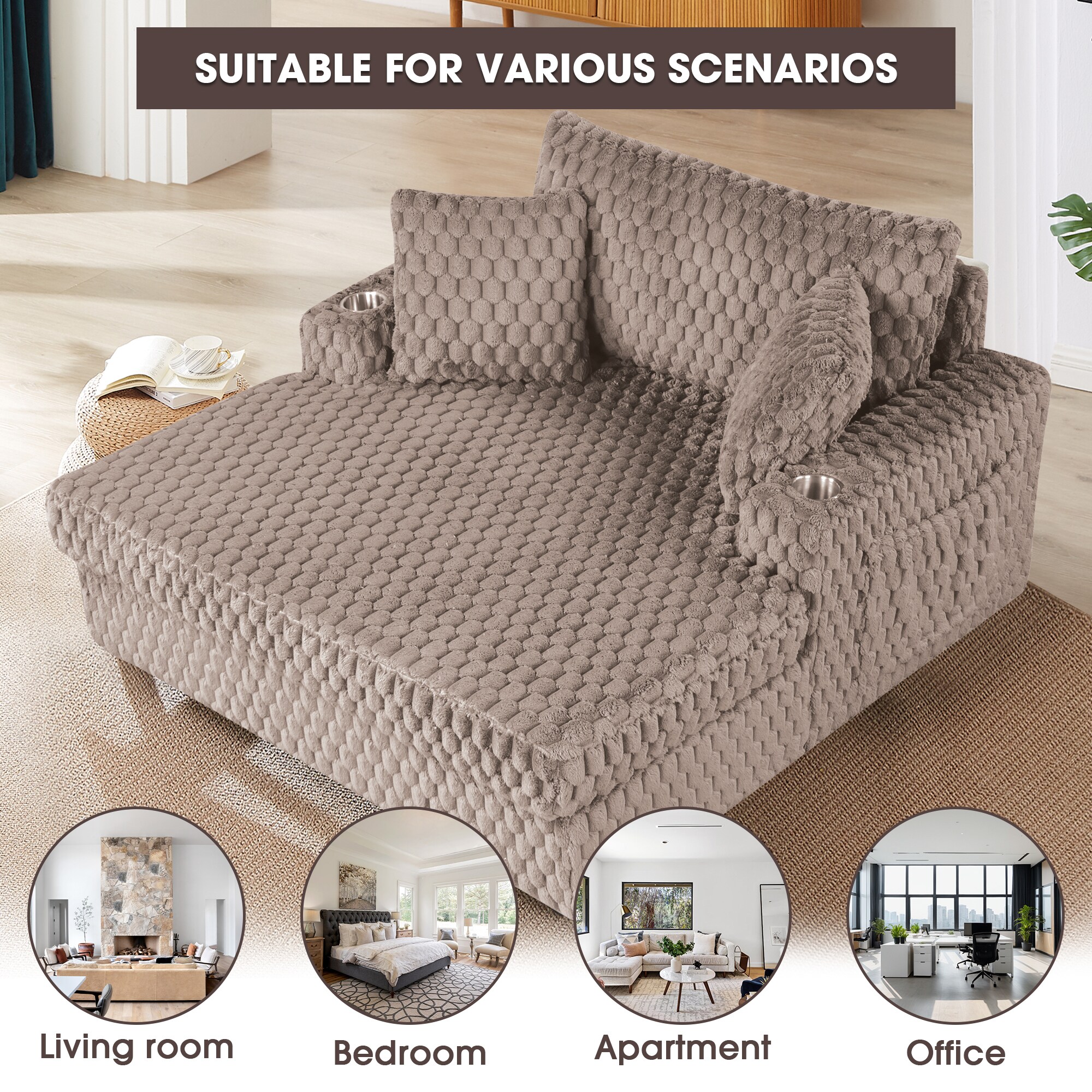 IHOMEadore MDSL69000LB Chaises-Settees - View #5