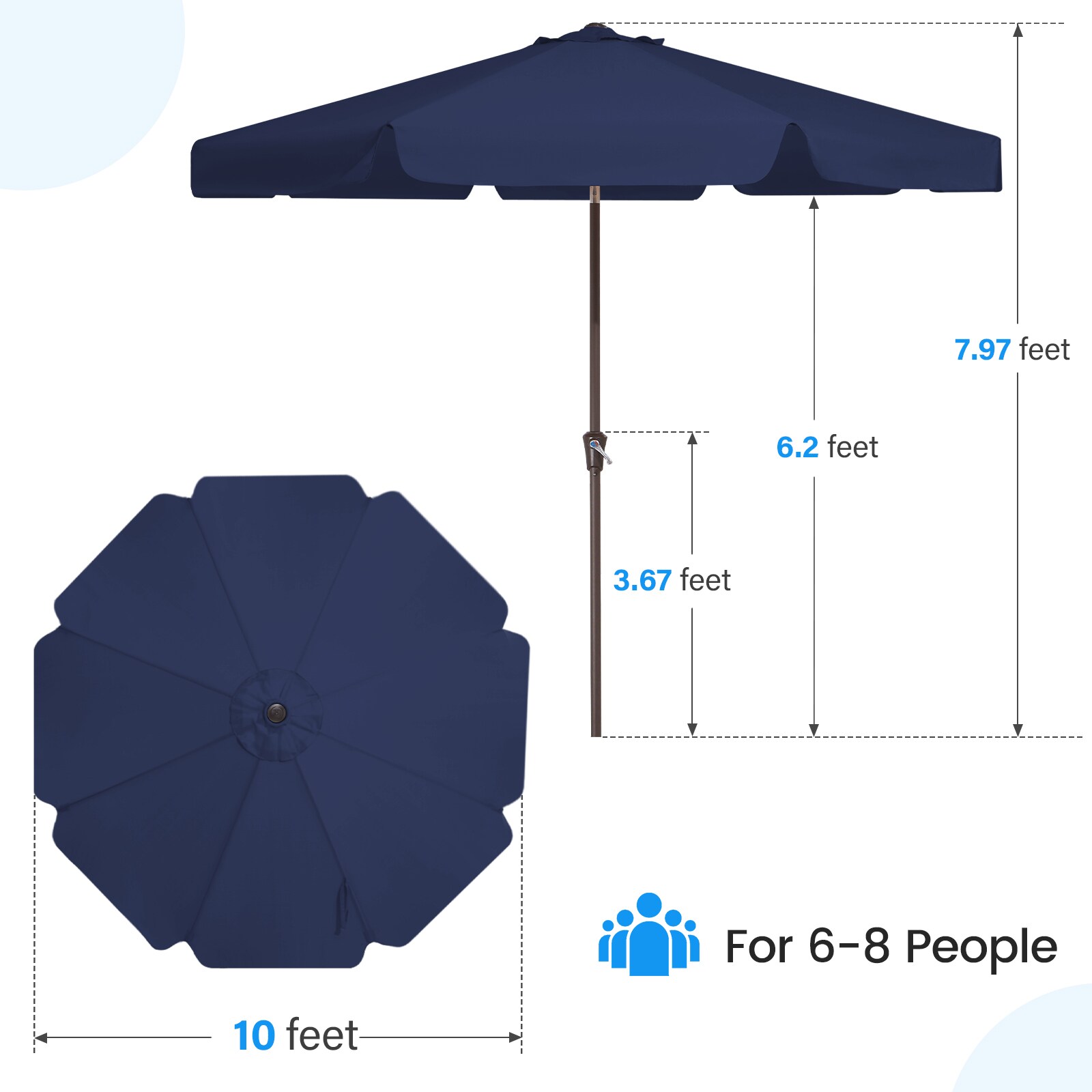 Serwall CB-10NA-SR Umbrellas-2 - View #3