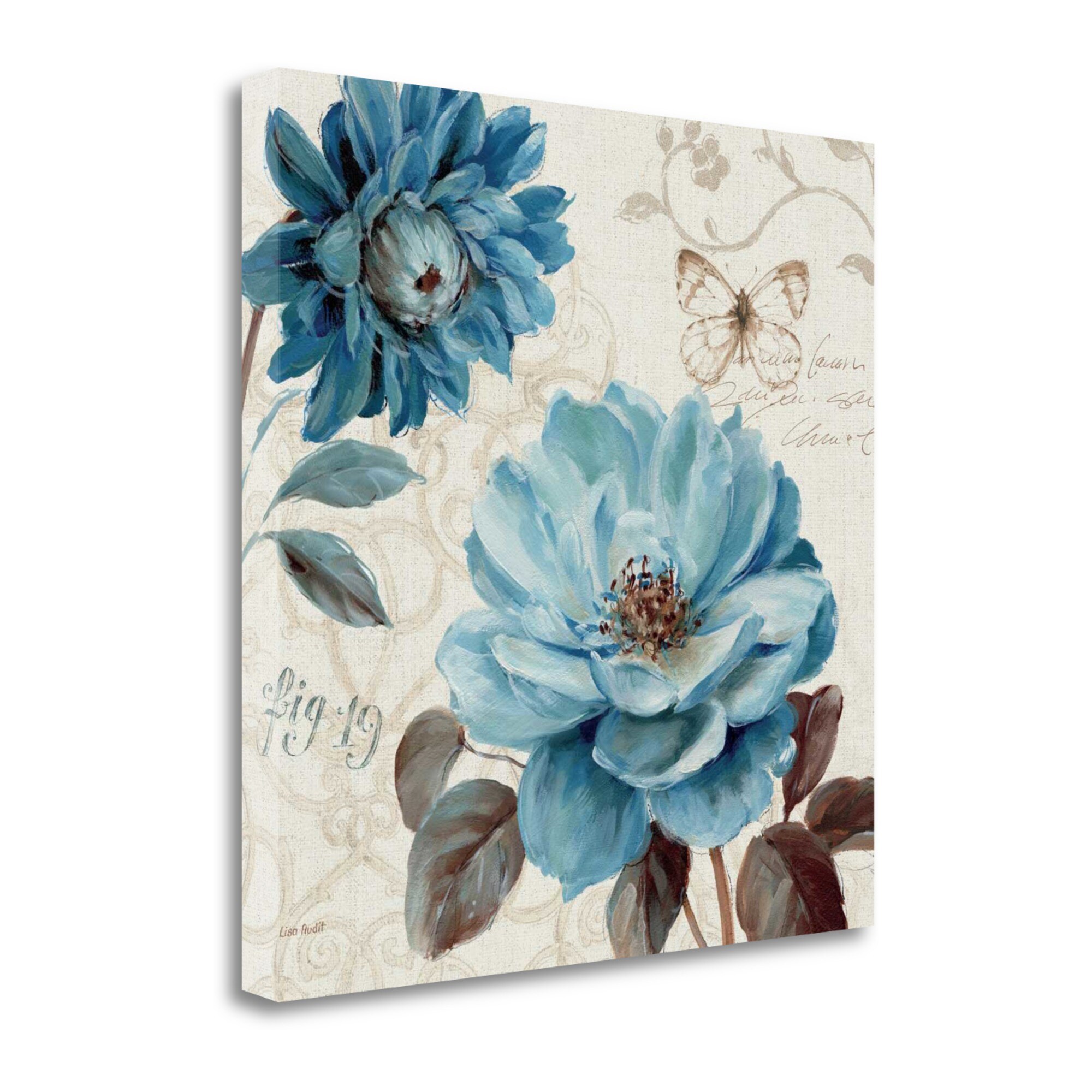 Tangletown Fine Art Floral 18-in H x 18-in W Floral Print on Canvas in ...