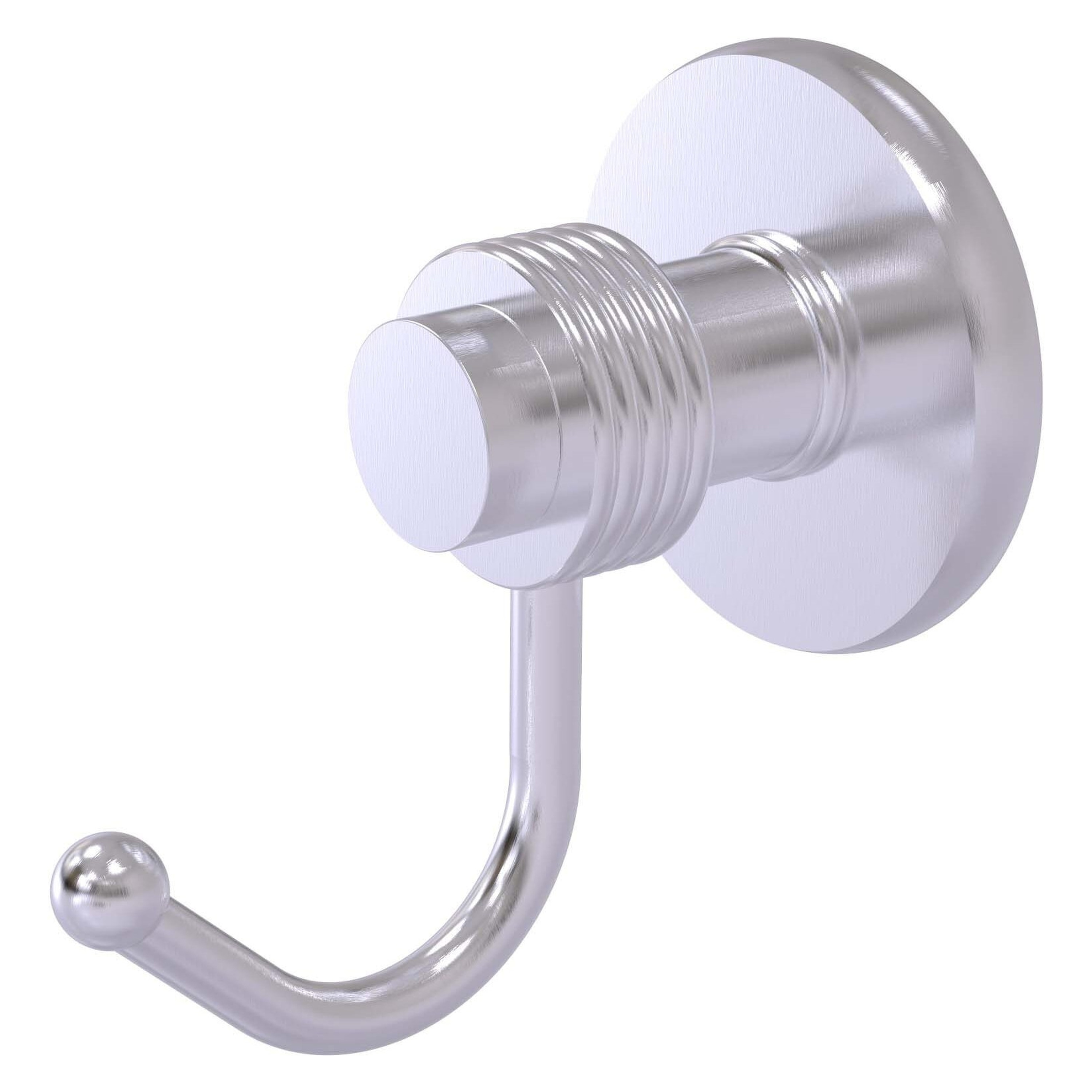 Allied Brass 920G-SCH Mercury Satin Chrome Single -Hook Wall mount Towel Hook