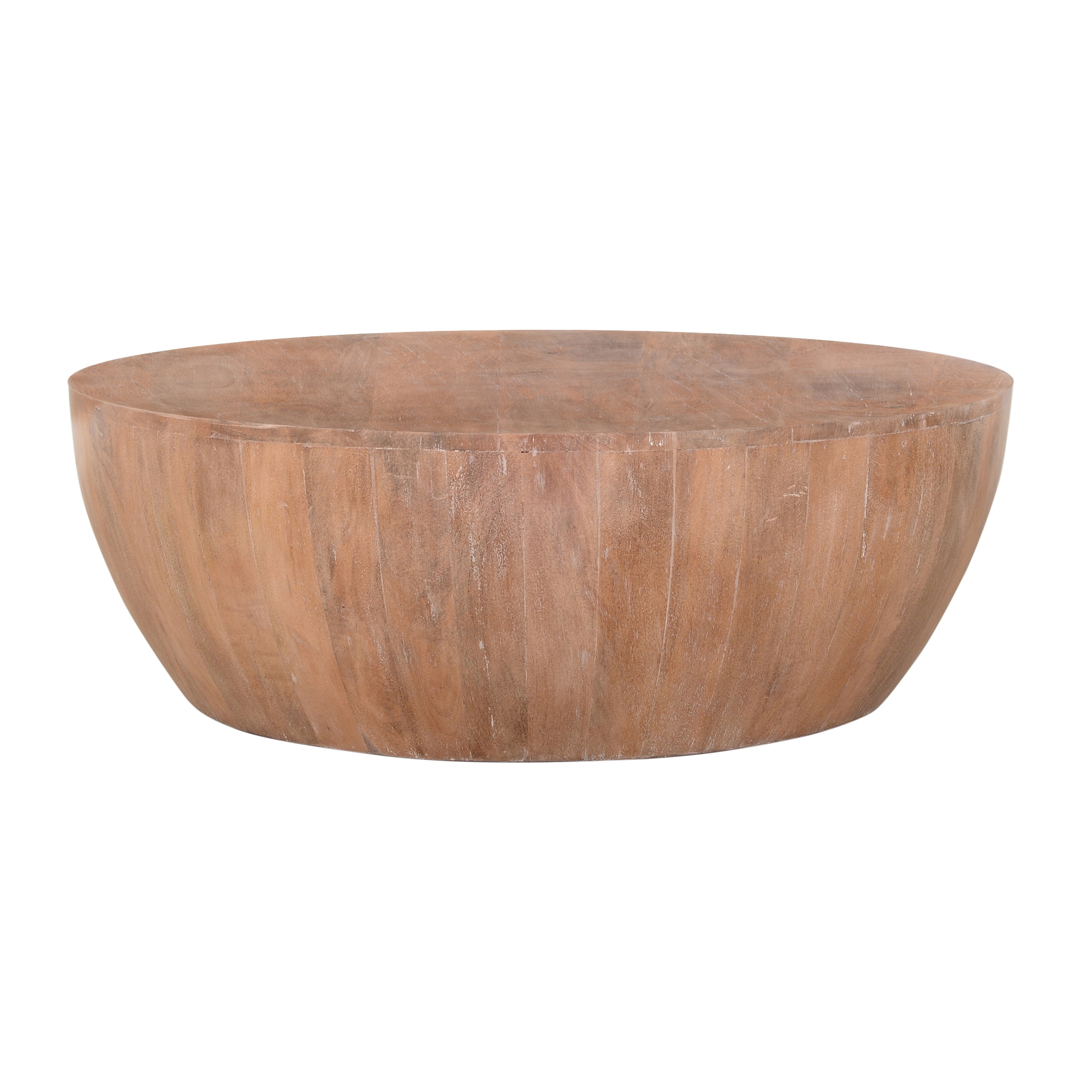 Brown Mango Wood Modern Coffee Table