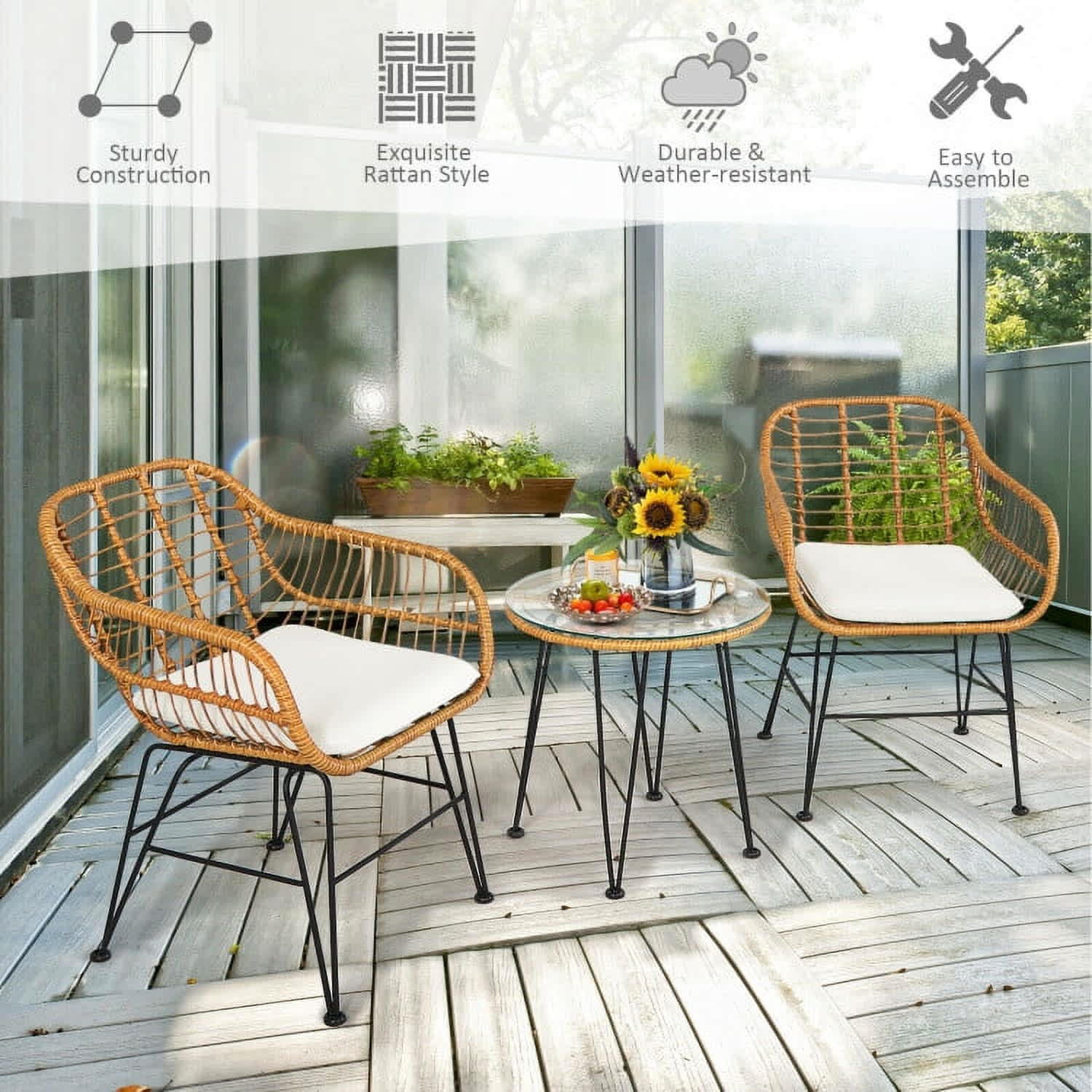 Choco Moon 5356248992429 Patio-Conversation-Sets - View #2