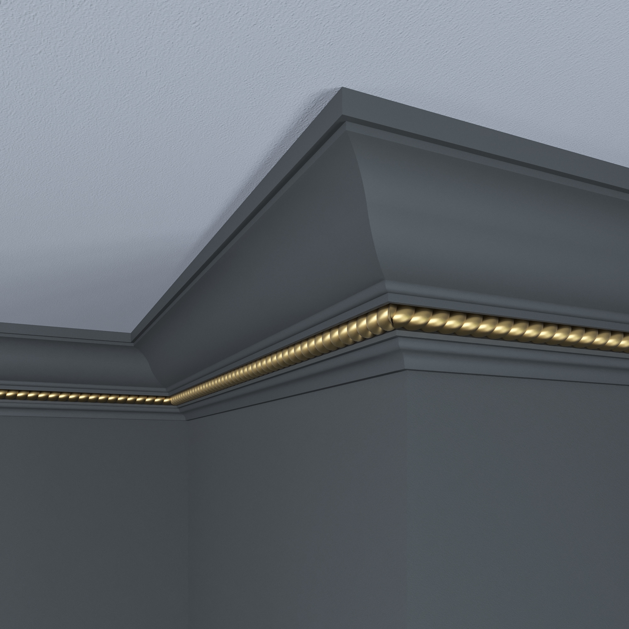 Ornamental Mouldings 1328-8PRIM02GLD Crown-Moulding - View #5