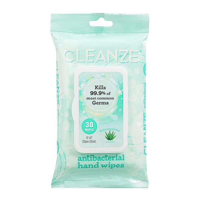 Cleanze 30-Count Hand Sanitizer Wipes