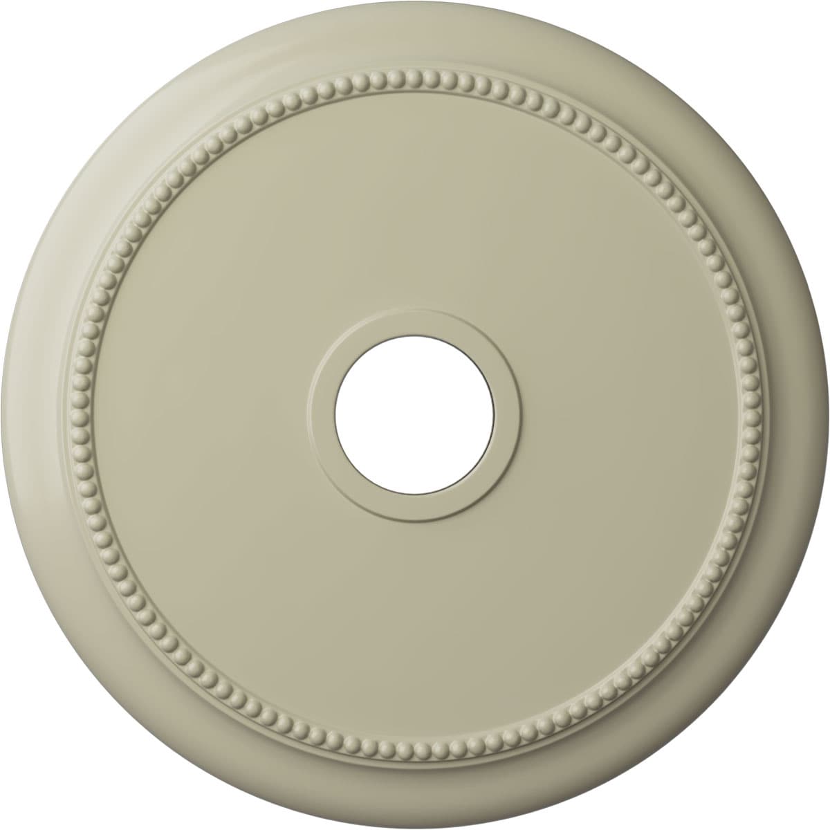 Ekena Millwork CM24CRCYF Crendon 24.125-in W x 24.125-in L Painted Clear Yellow Polyurethane Whole Ceiling Medallion