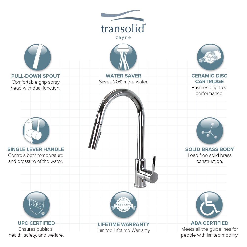 Transolid T3570-PC Kitchen-Faucets - View #3