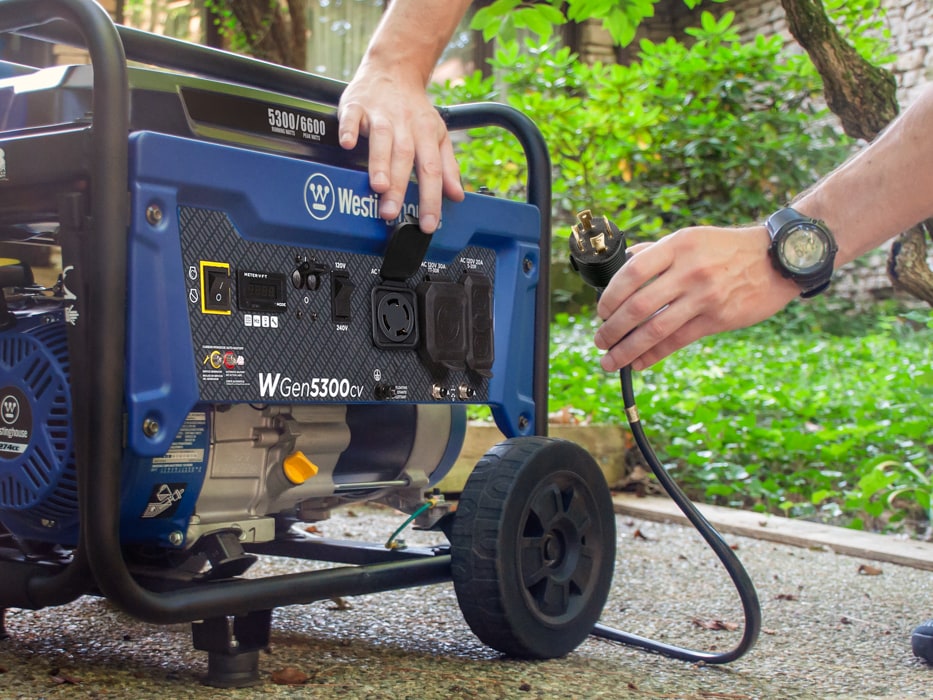 Westinghouse 6,600-Watt Dual Fuel Portable Generator with Remote