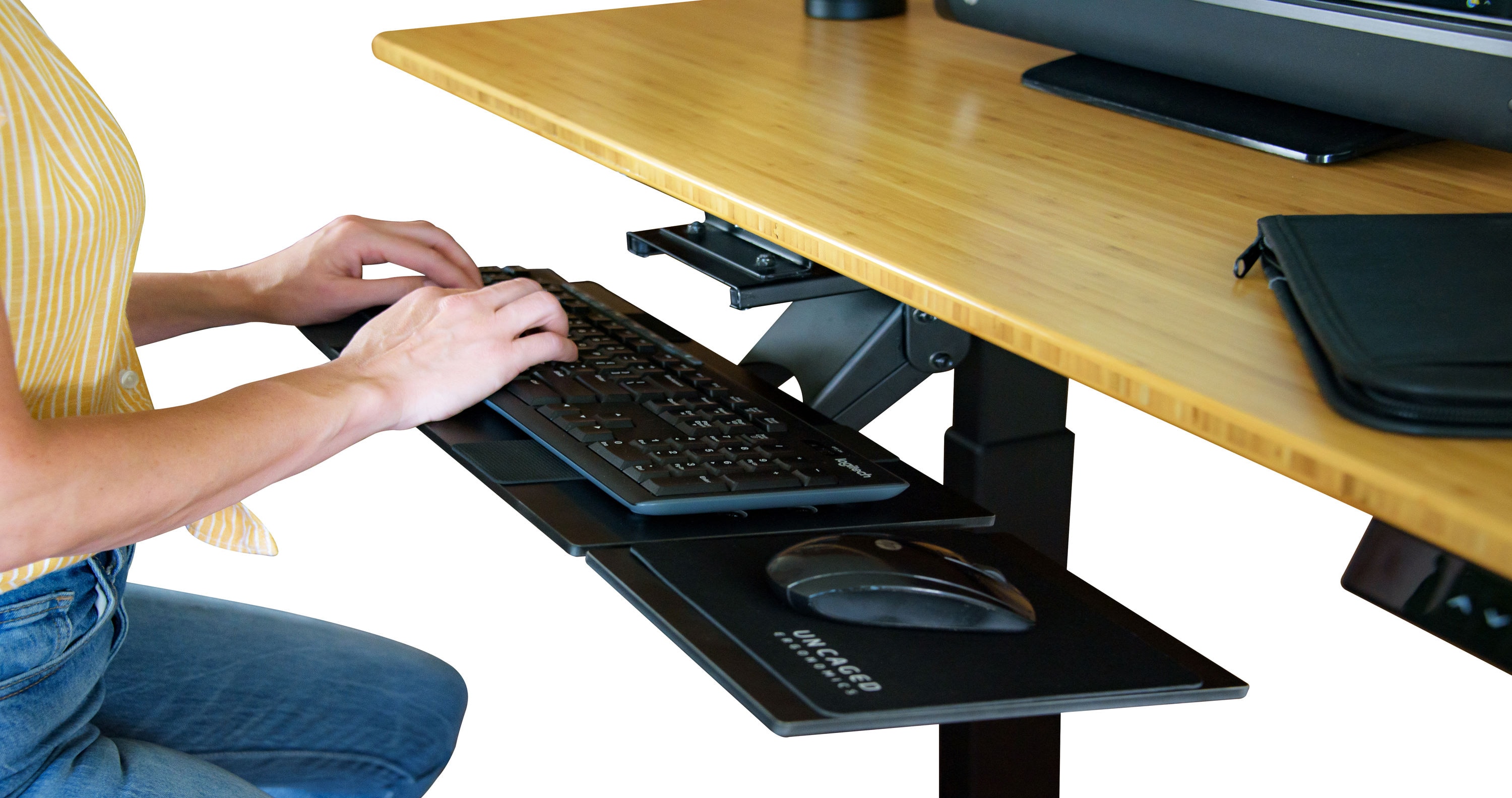Uncaged Ergonomics Kt1 Ergonomic Keyboard Tray in the Office Accessories  department at