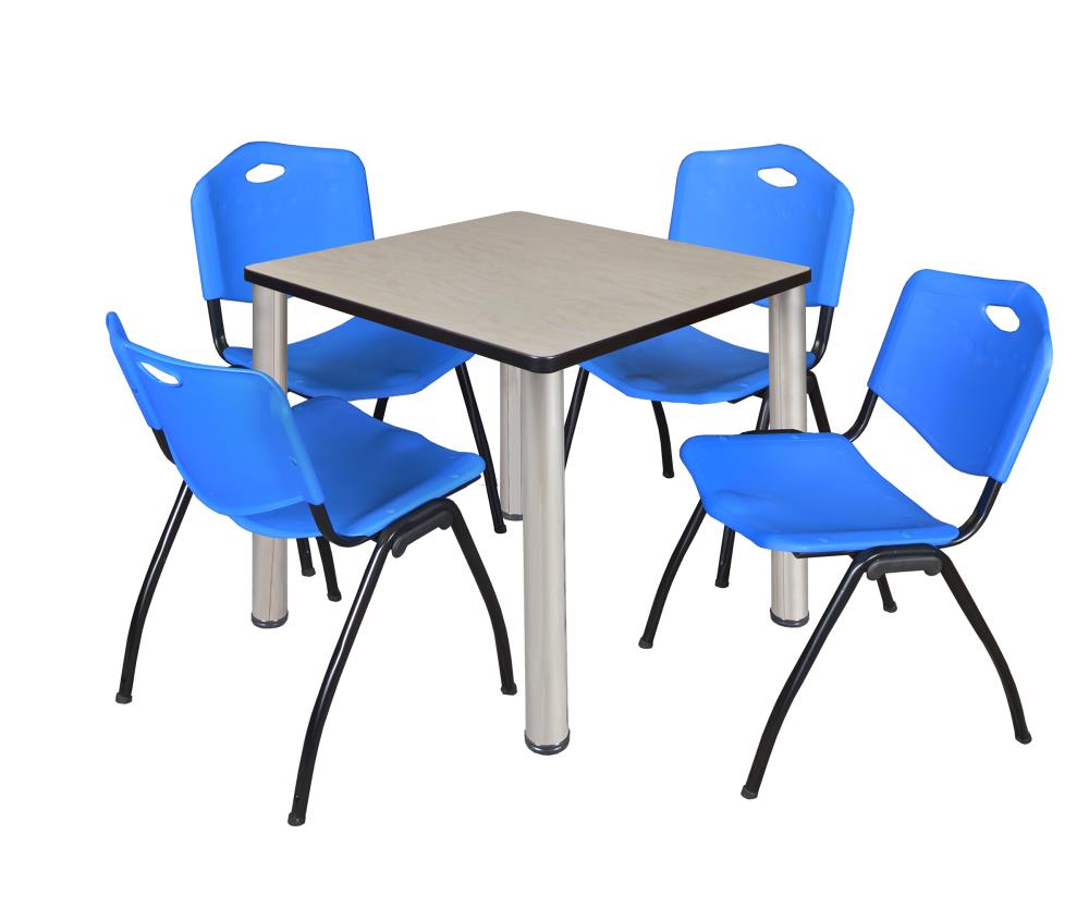 Regency TB3030PLBPCM47BE Breakroom Off-white 4-Person Training Table (30-in W x 29-in H)
