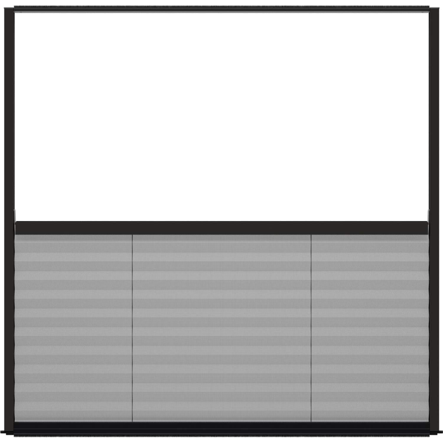 Pella 1000012614 Lifestyle Hidden Screen 25.5-Inches x 26.25-Inches Black Aluminum Frame Window Screen