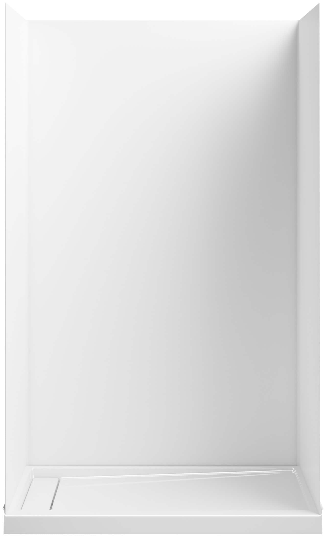 Kohler Choreograph 36 In W X 36 In D X 96 In H White One Piece Shower Wall Surround At