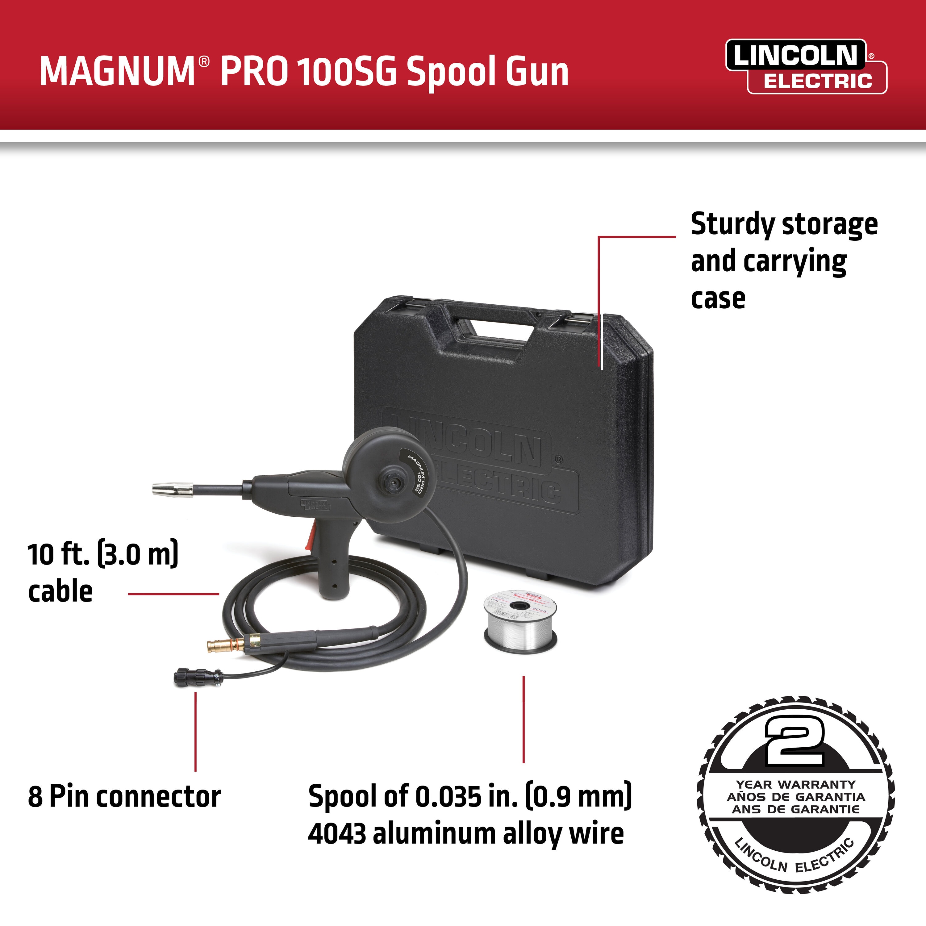 Lincoln Electric Spool Gun K4360-1 Sansujyuku sansujyuku.com