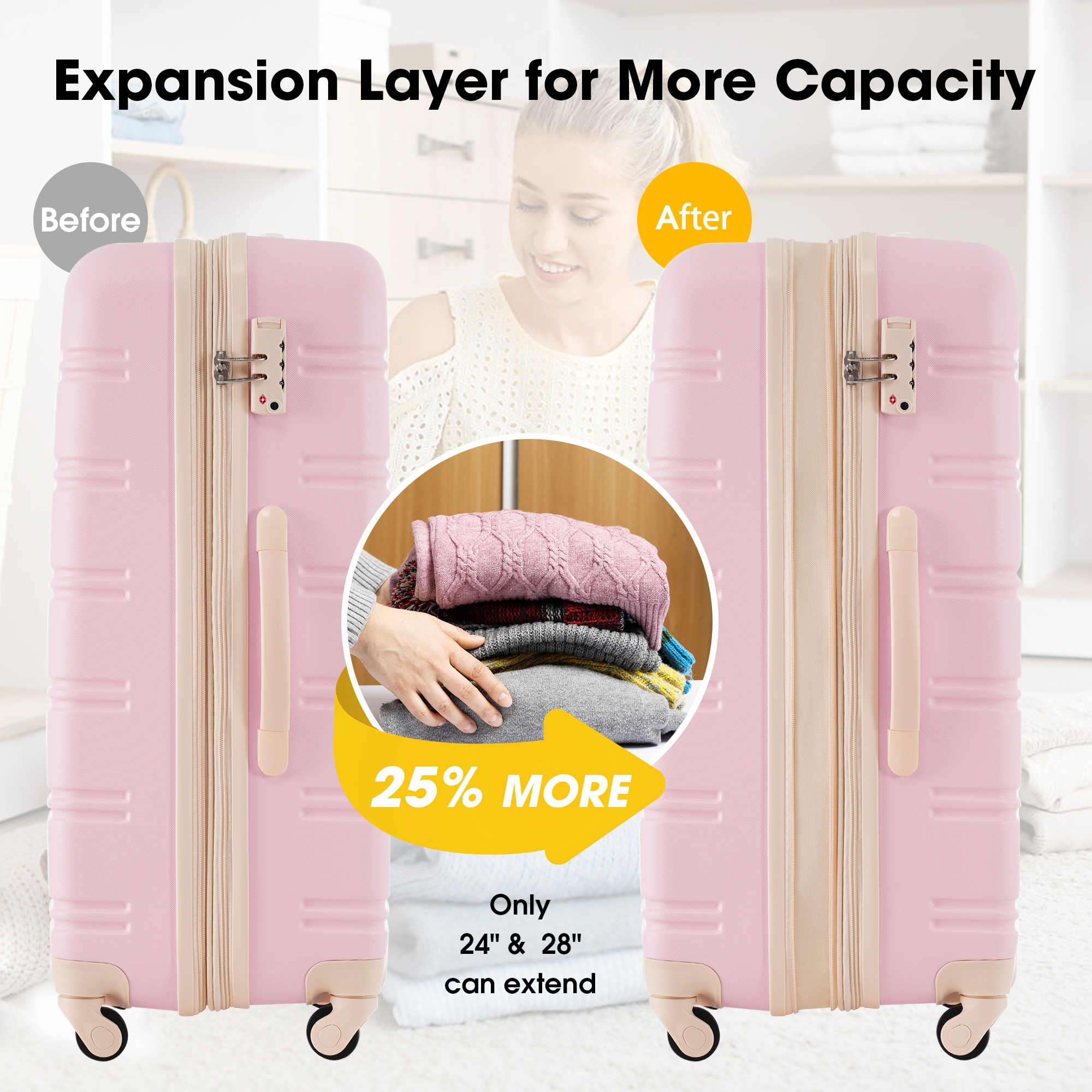 ModernLuxe L3P-PP309434AAU Luggage-And-Luggage-Sets - View #4