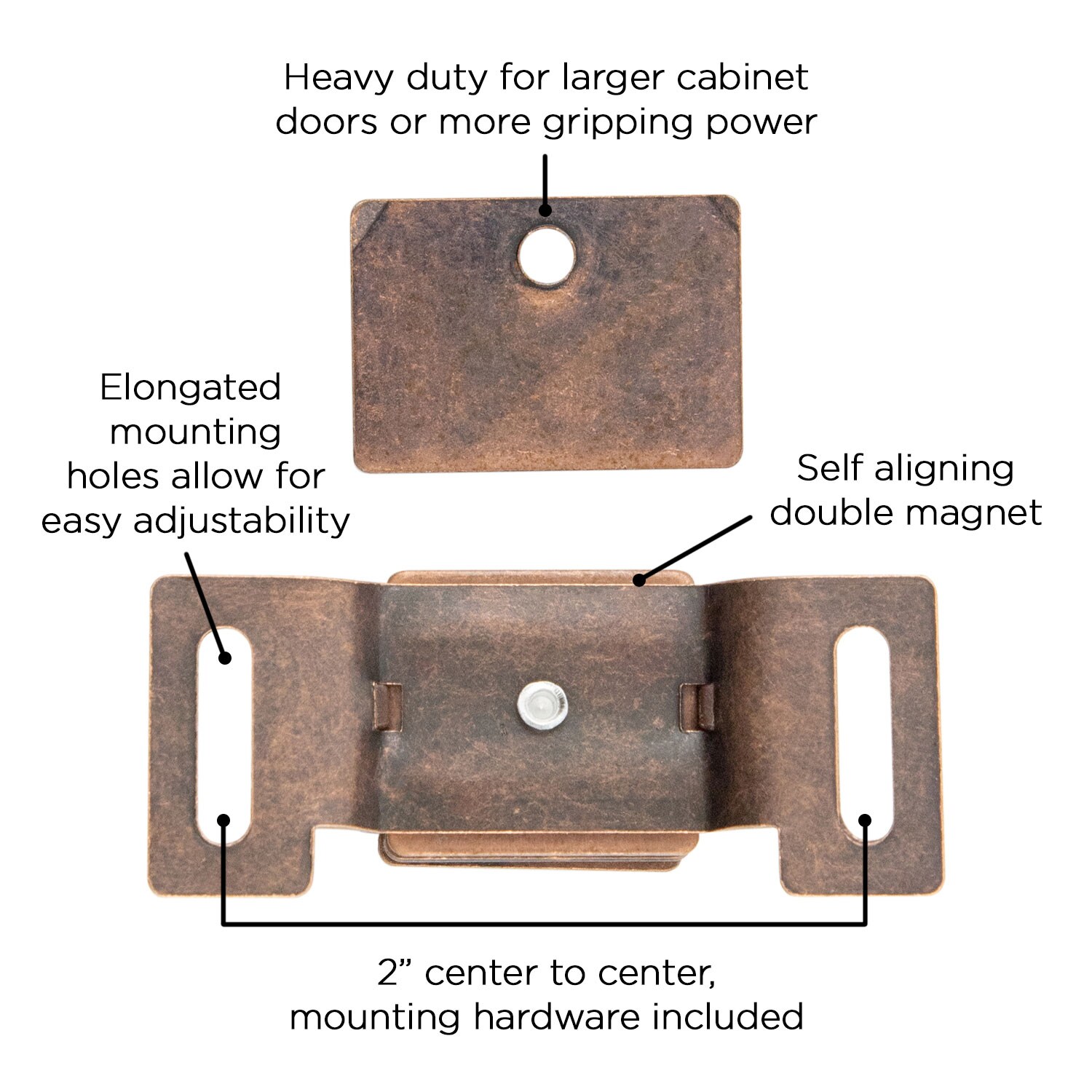 Hickory Hardware P651-STB-25B Cabinet-Latches - View #4