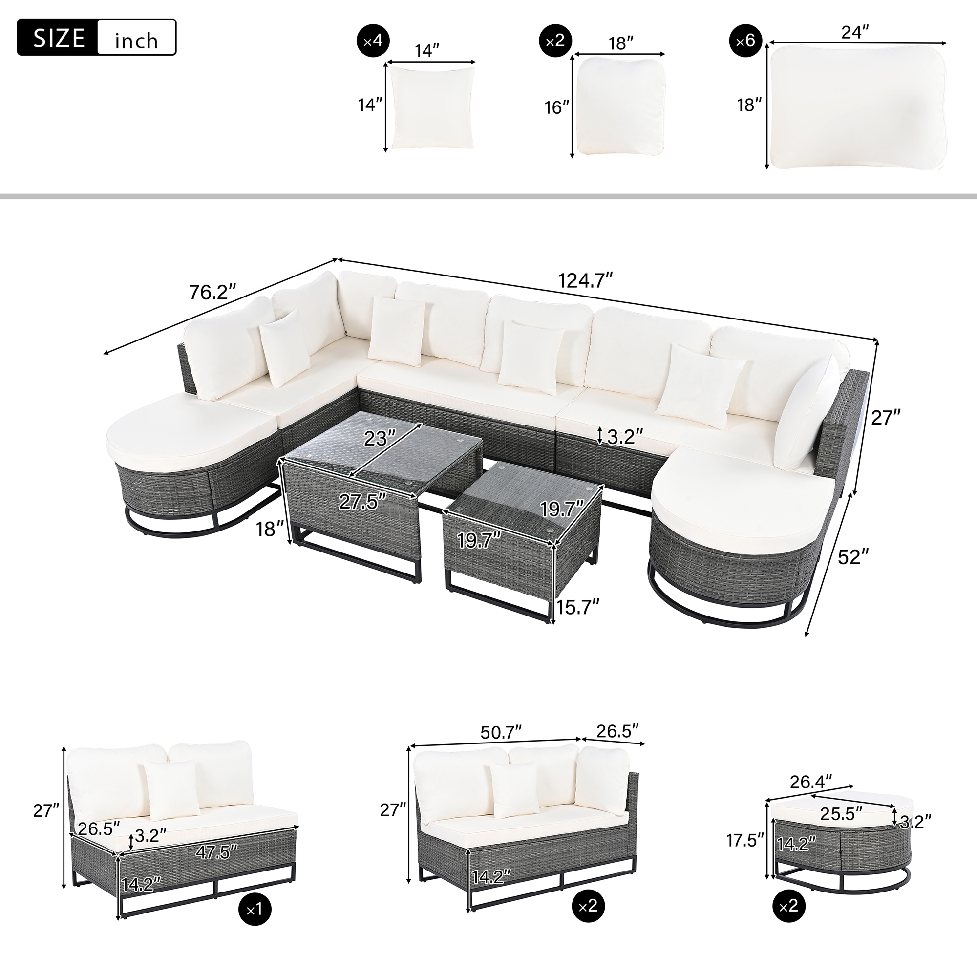Bybafun YA0100338 Patio-Sofas-Daybeds - View #6