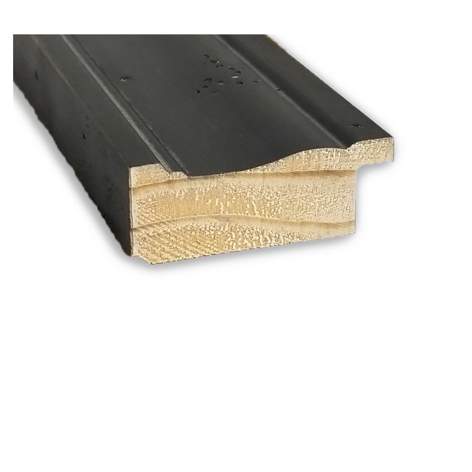 Rustic Black Pine Rectangular Beveled Bathroom Vanity Mirror