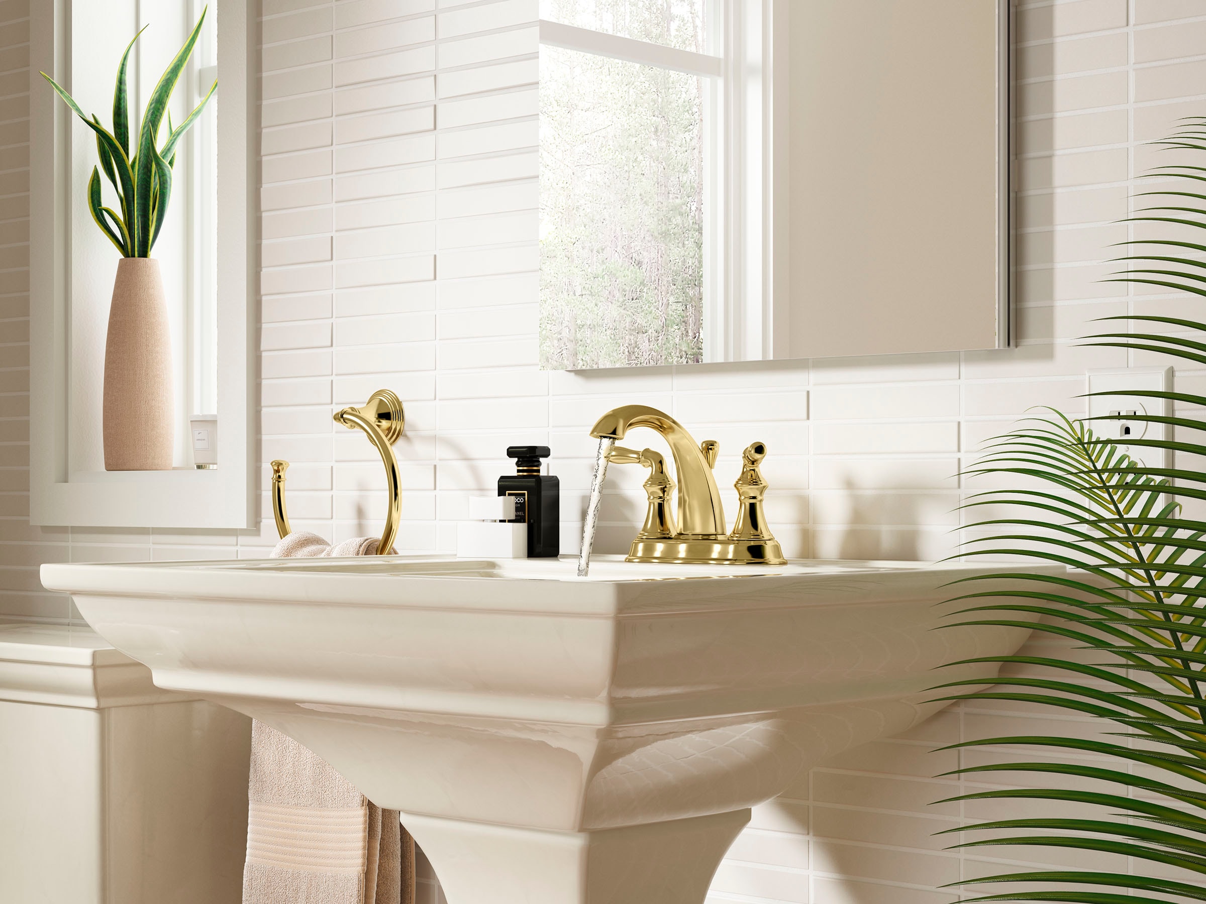 KOHLER 393-N4-PB Lavatory-Faucets - View #3