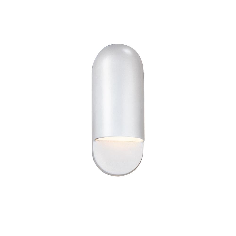 Justice Design Group CER-5620-WHT Ambiance 5-in W 1 -Light White Wall Sconce