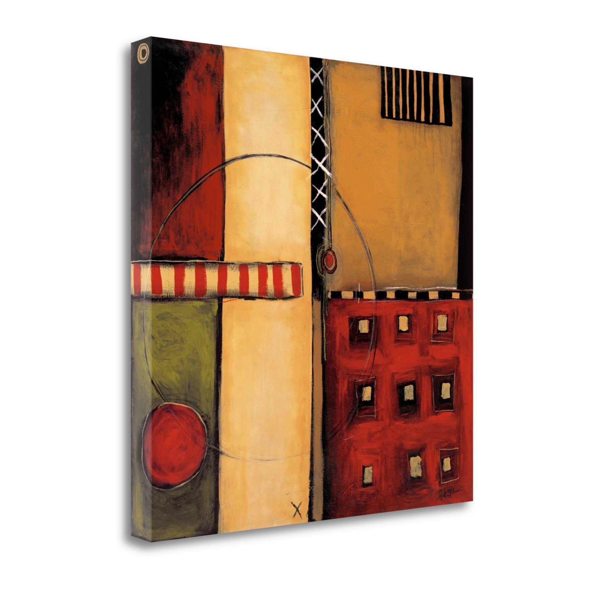 Tangletown Fine Art CA308759-3535C In Motion Patrick St.Germain 35-in H x 35-in W Abstract Print on Canvas