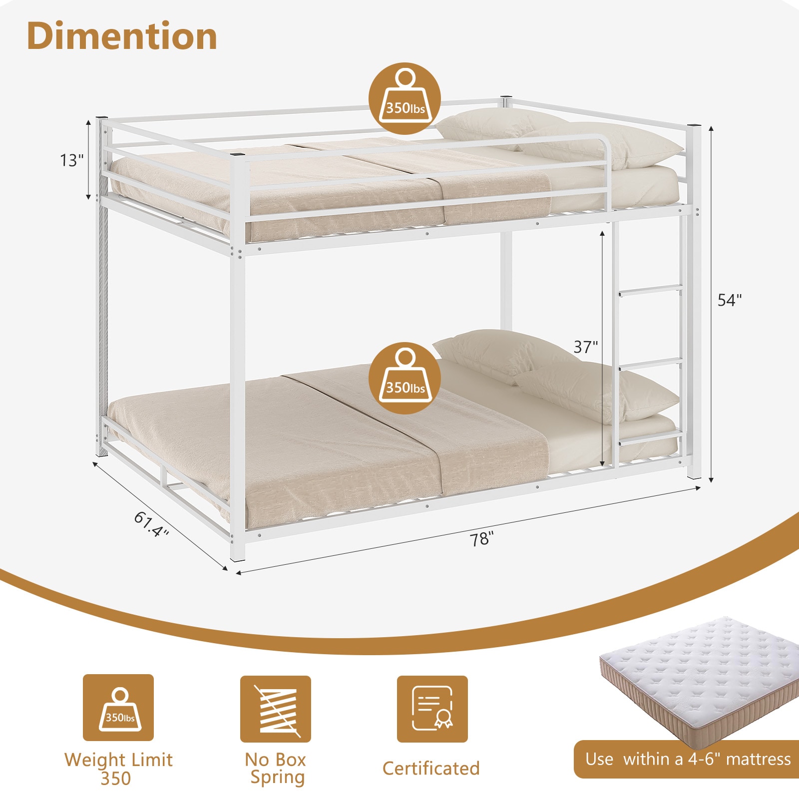 JOYMOR JM-LO-G52007621 Bunk-Beds - View #5