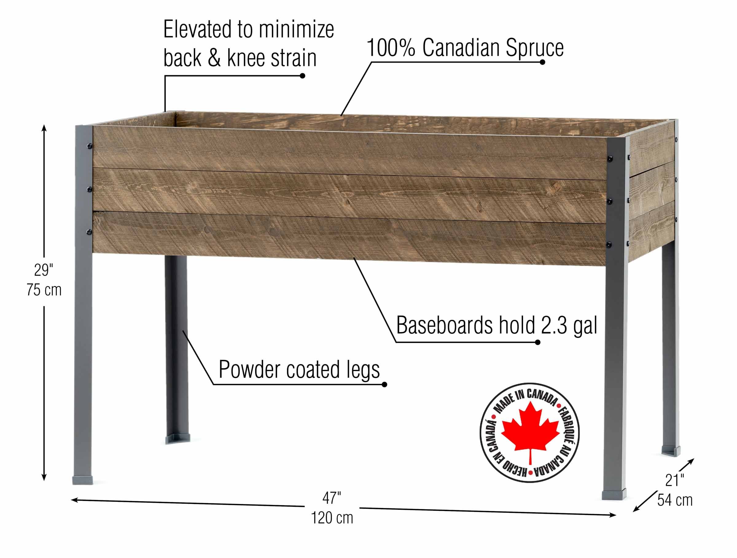 CedarCraft CCESB4721BN Raised-Garden-Beds - View #5