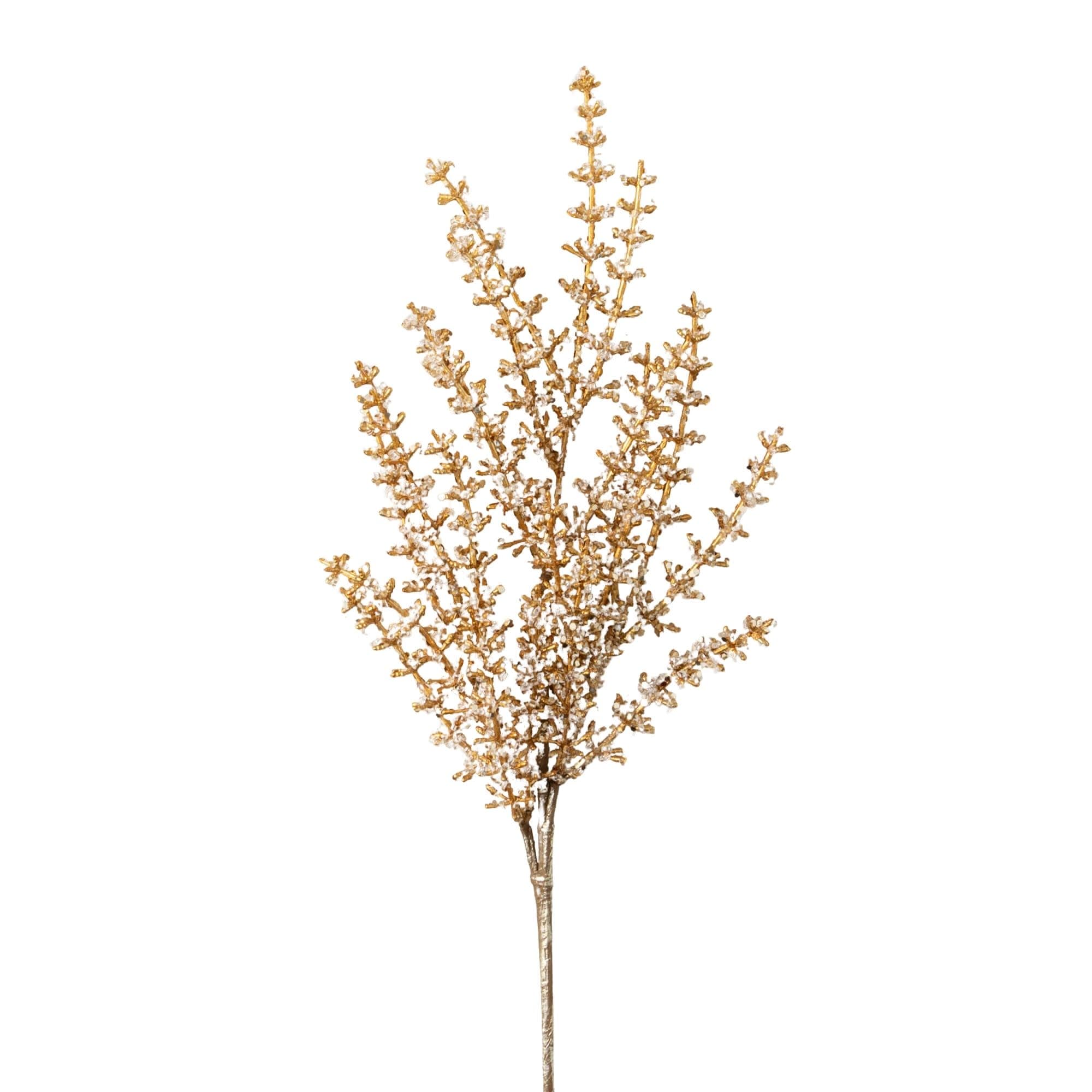 Sullivans ST1912 Gold Branch Spray Christmas Tree Pick