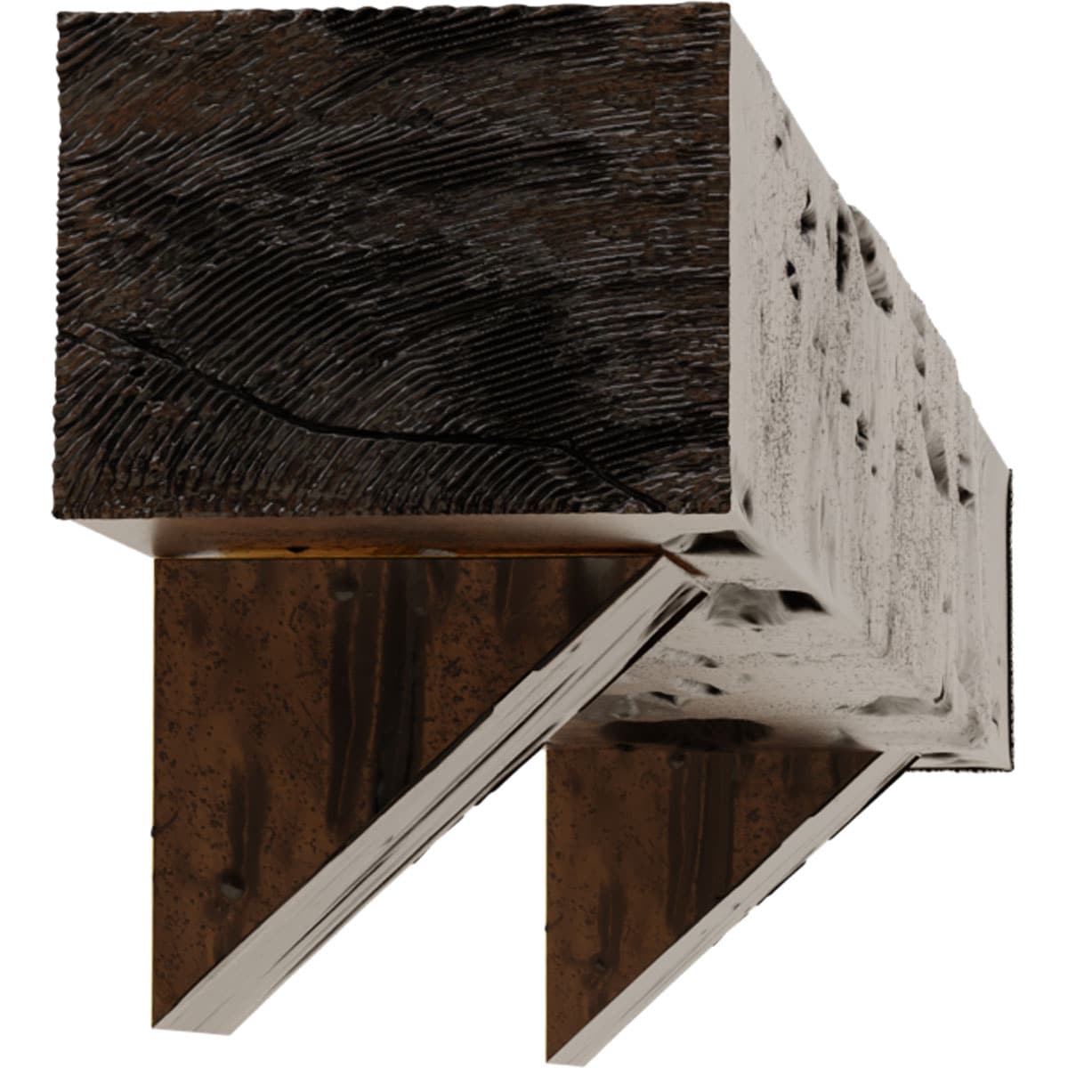 Ekena Millwork MANUPC08X10X48BKZD Mantel-Shelves - View #4