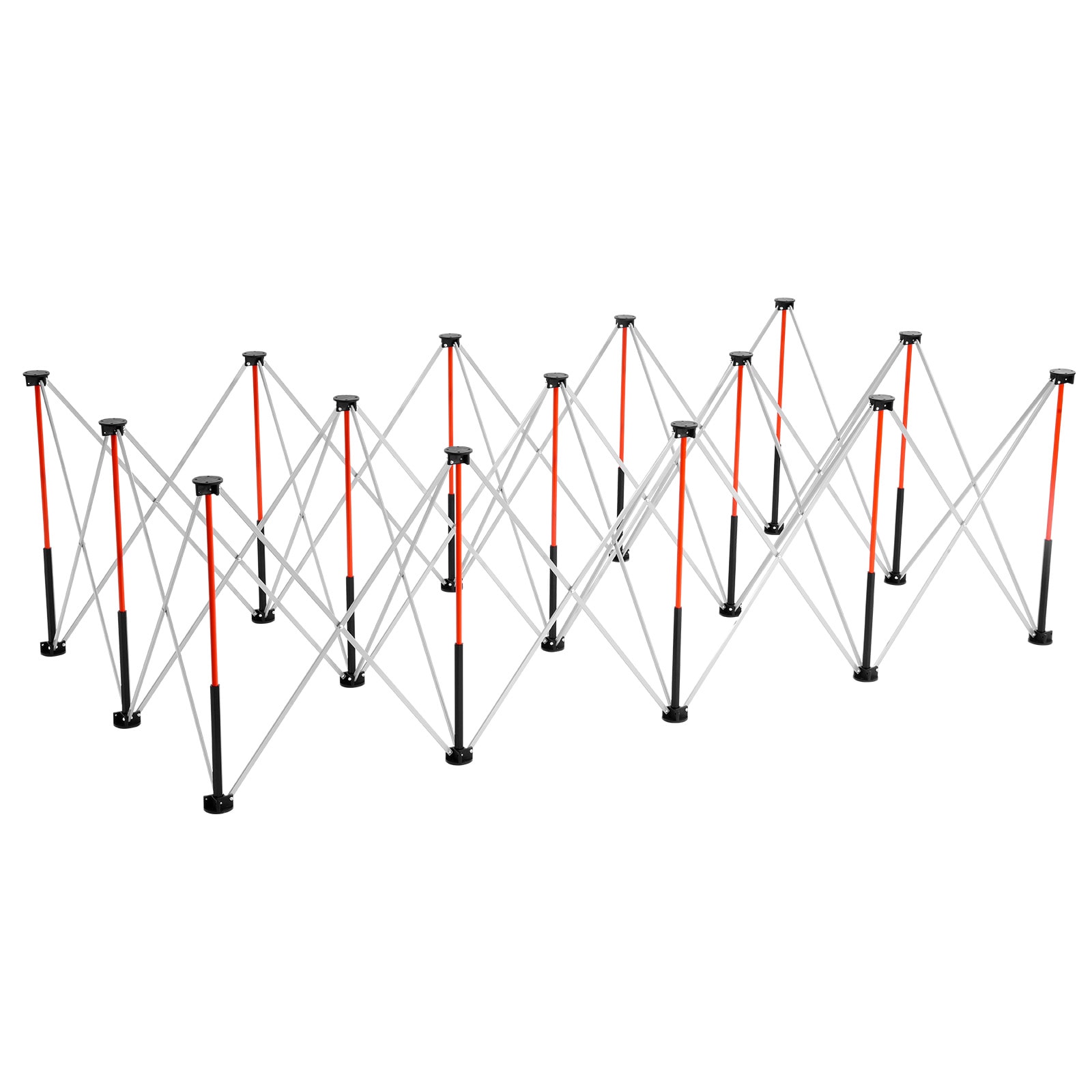 VEVOR SCBXSGZTPPSL07719V0 Portable Folding Workstand  8.05 x 4.13 ft Collapsible Workbench  6000 lbs Weight Capacity  No Assembly Foldable Work Stand with Storage Bag  Table Top NOT Included  for Garage Workshop Outdoor