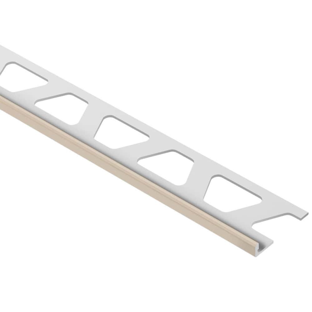Schluter Systems A30HB Schiene 0.125-in W x 98.5-in L Light Beige Color-Coated Aluminum Aluminum L-angle Tile Edge Trim