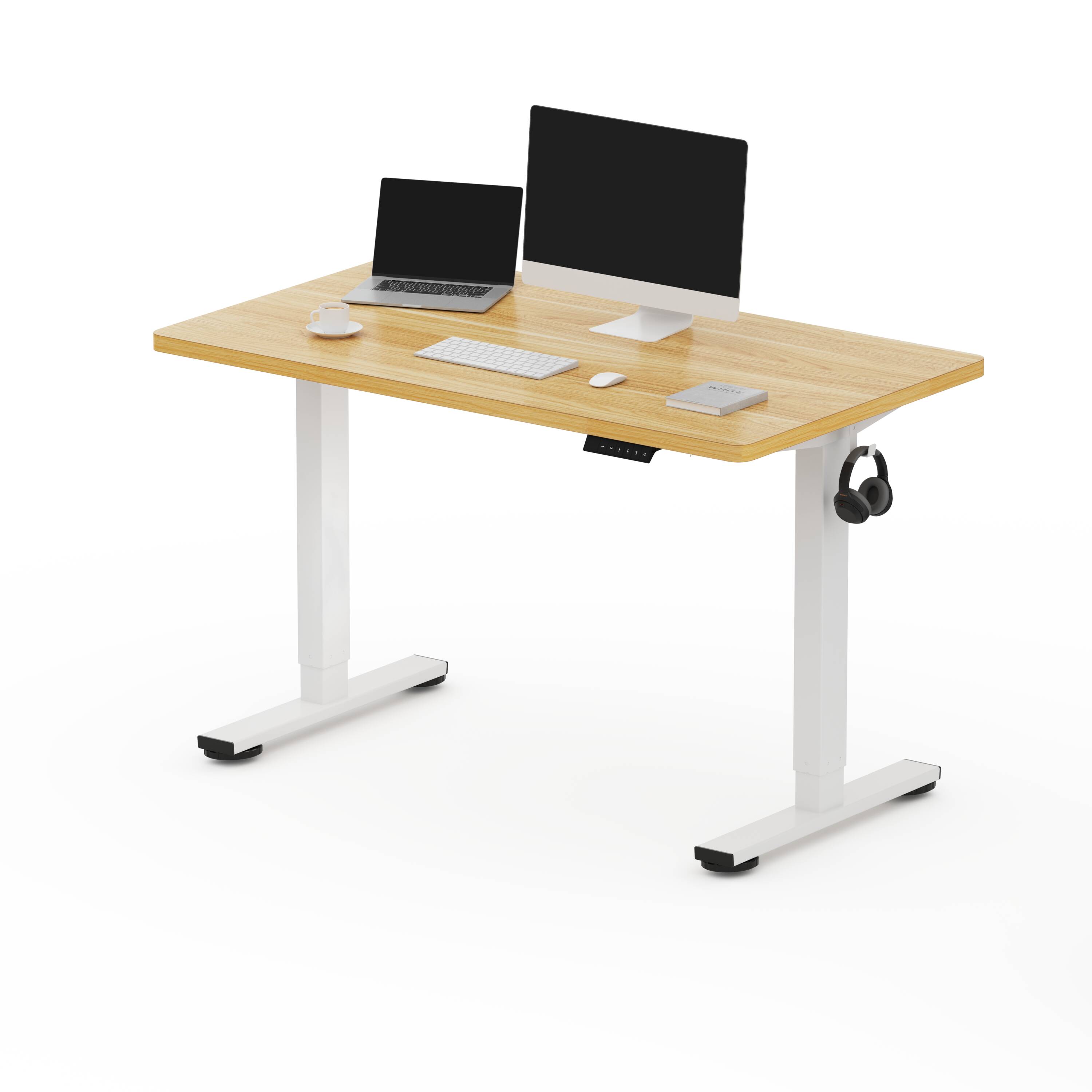 FlexiSpot E2WR4824M 48-in Brown Modern/Contemporary Standing desk