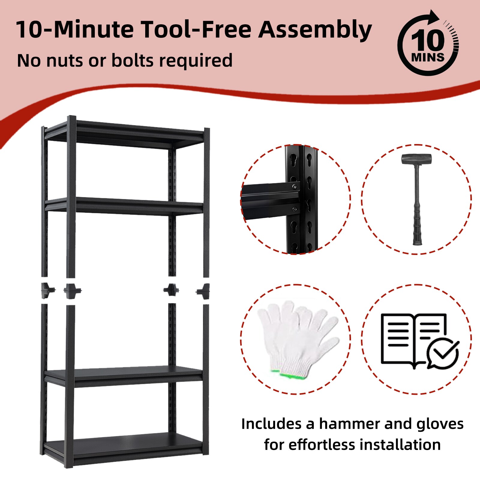 Maocao Hoom JL1105108 Free-Standing-Shelving - View #5