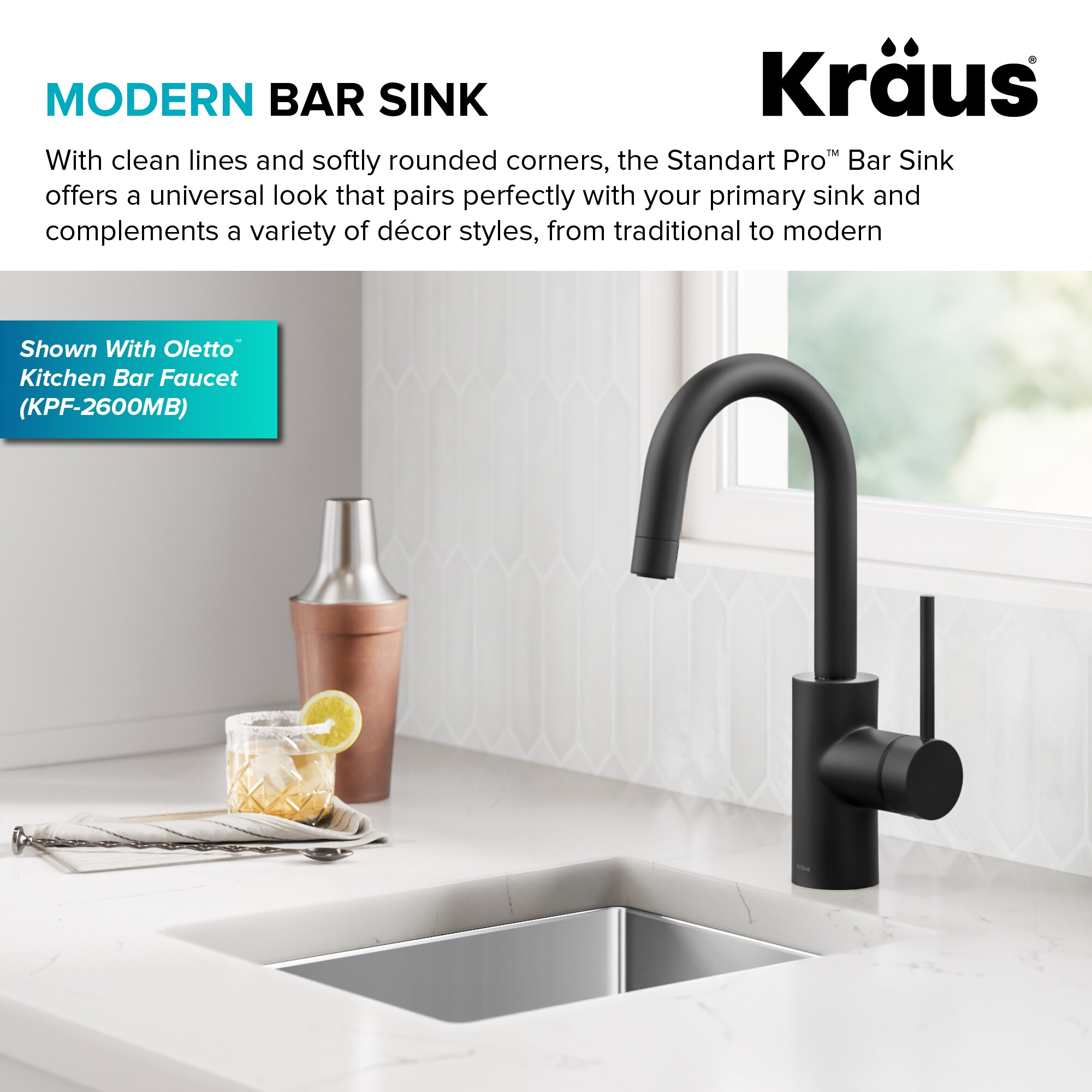 Kraus KHU101-13 Bar-Prep-Sinks - View #4
