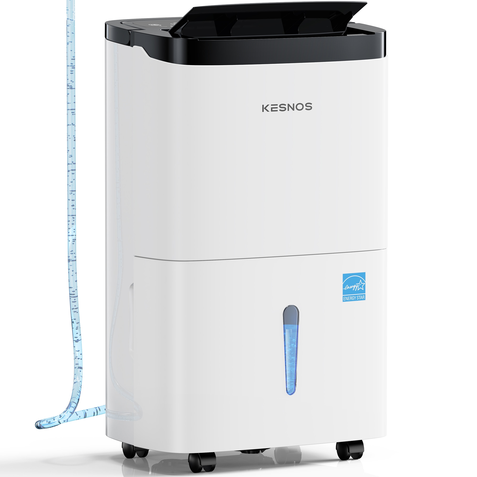 KESNOS YD150PM-Z 1.85-Gallon 150 -Pint 2 -Speed with Built-In Pump ENERGY STAR Certified (For Rooms 3001+ Square Feet) White