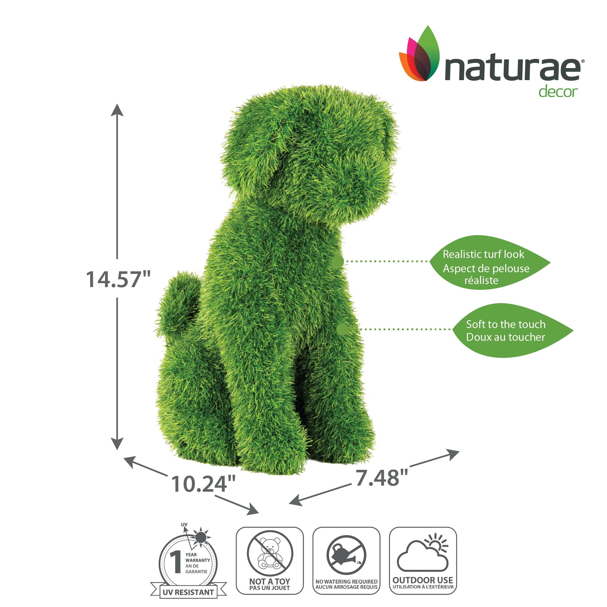 naturae decor PLS-22040-1PK Garden-Statue - View #3
