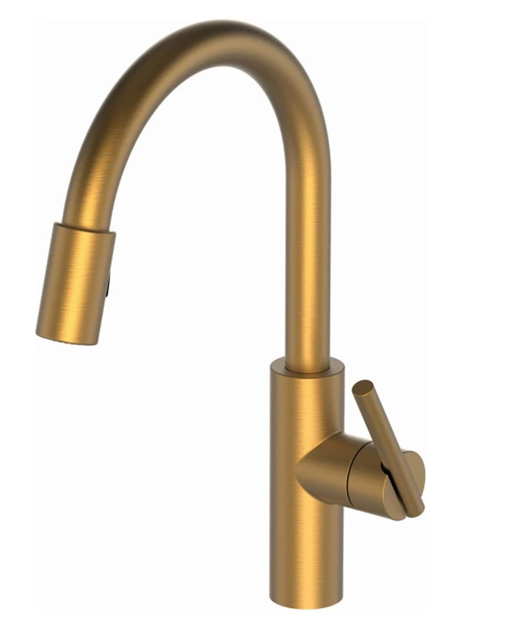 Newport Brass Satin Bronze Pvd Single Handle Swivel Kitchen Faucet At 5345