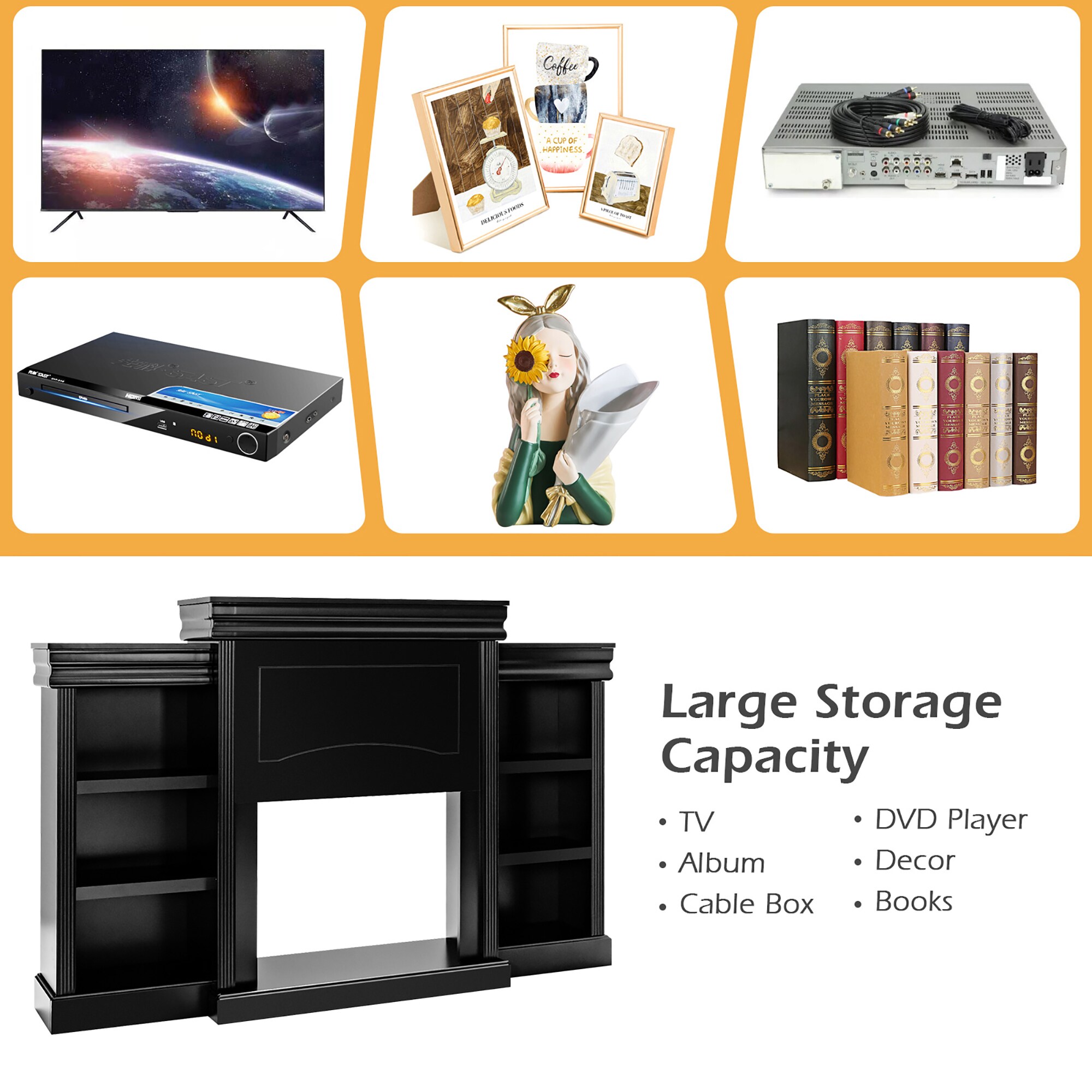 Costway SXL00058 Tv-Stands - View #4