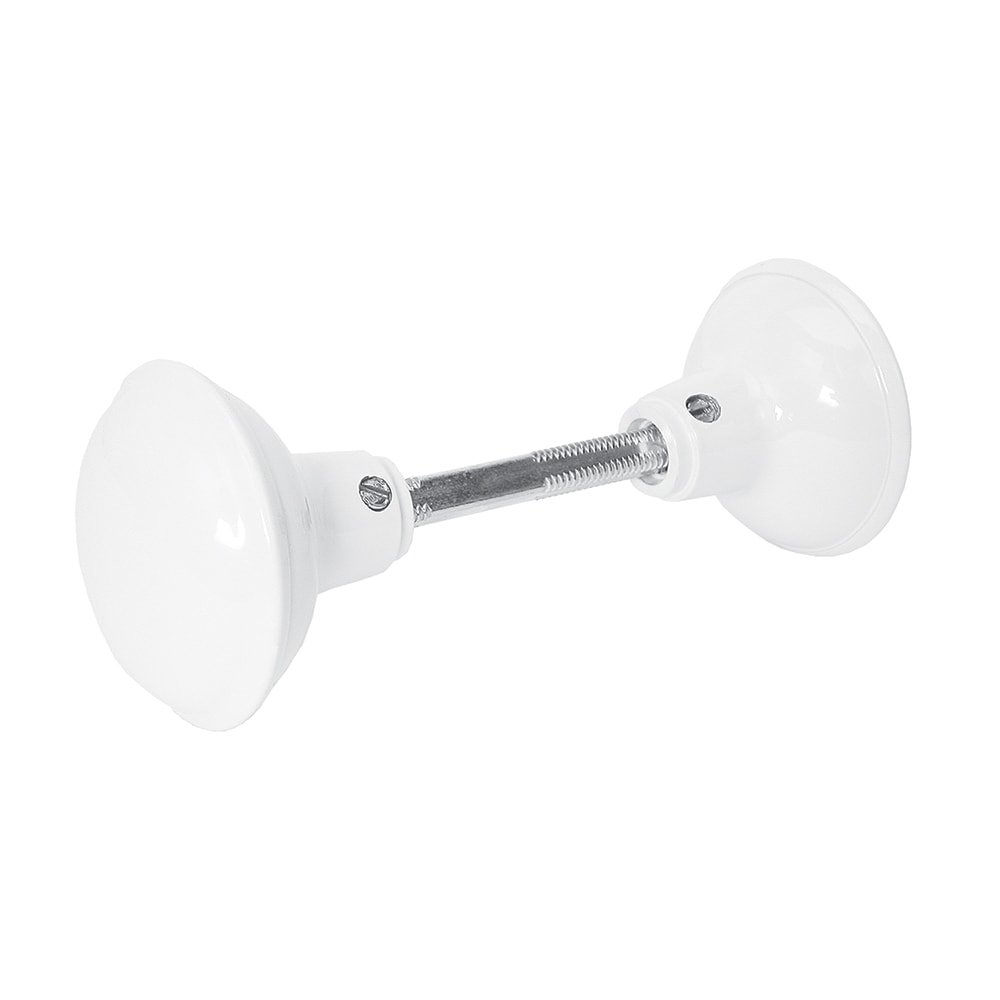 Prime-Line E 2319 White Interior Bed/Bath Hall/Closet Passage Door Handle