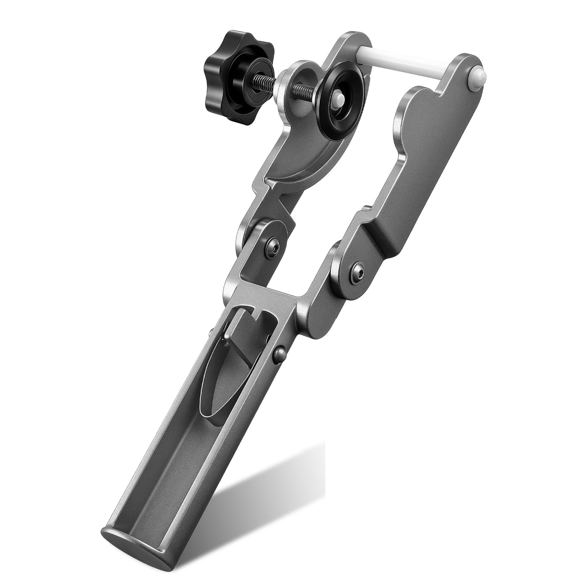CYIKE  Pool Tablet Holder Stainless Steel Aluminum Alloy Adjustable Clamp Floater for 3 Inch Swimming Pool Tablets with EZ Clip Handle