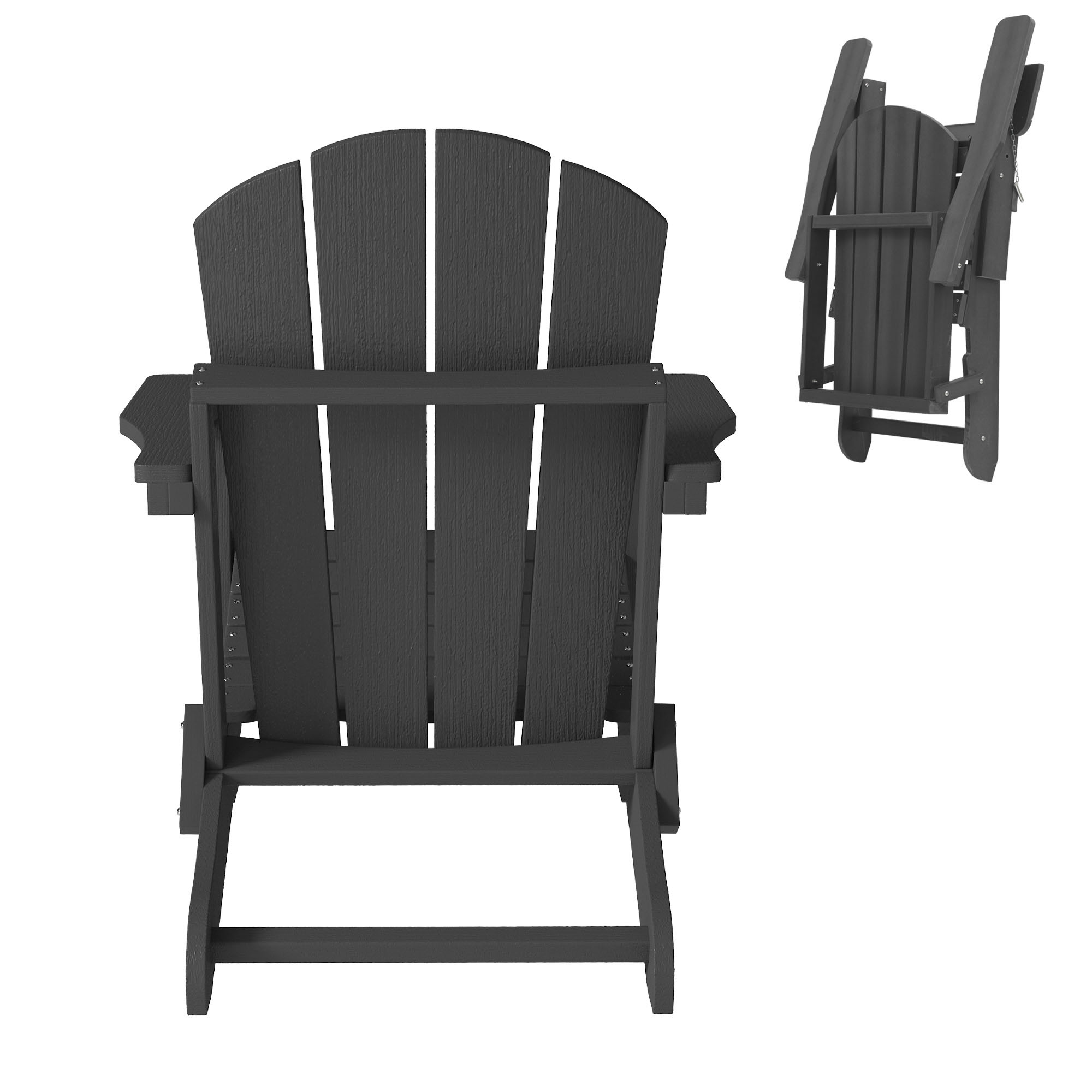 Stackable plastic best sale stationary adirondack