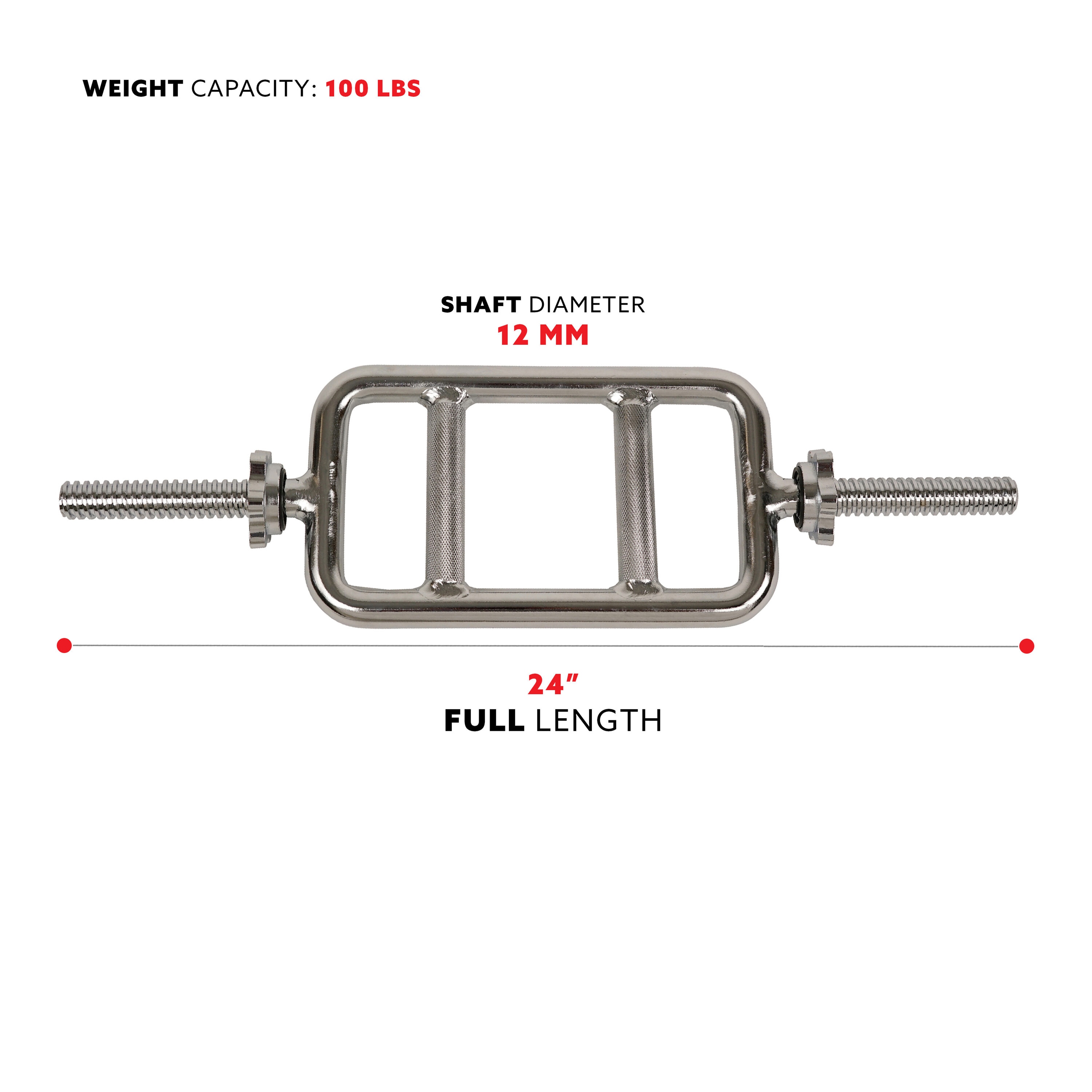 Sunny Health & Fitness STTB-24 Barbells-Weight-Bars-Plates - View #2