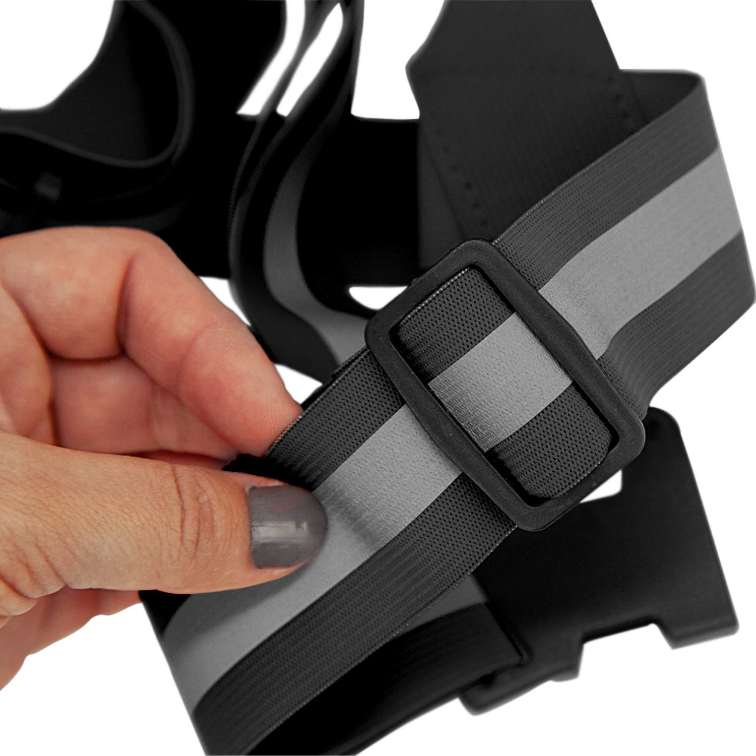 Safe Handler Reflective Belt, 360 º Fluorescent Visibility, Lightweight,  Ergonomic Design, Easy Adjustable, Front Buckle Closure, Black/Black (Pack  Of 4) in the Safety Accessories department at