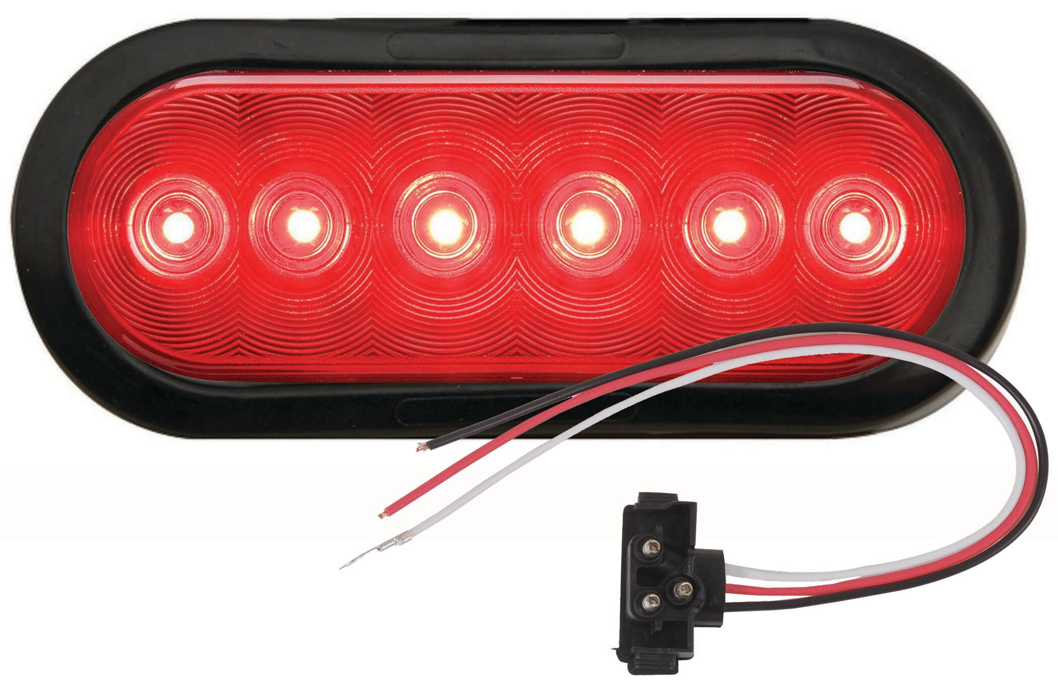 Carry-On Trailer LED 6-in Red Grommet Mount Tail Light Kit in the ...